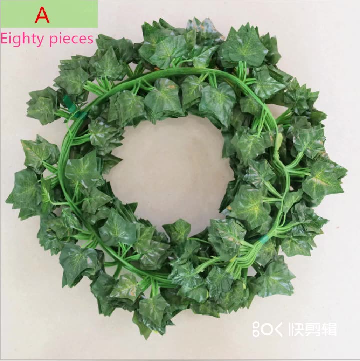 E21710 Silk Leaves Artificial Grapes Plant Leaves Greenary And Green