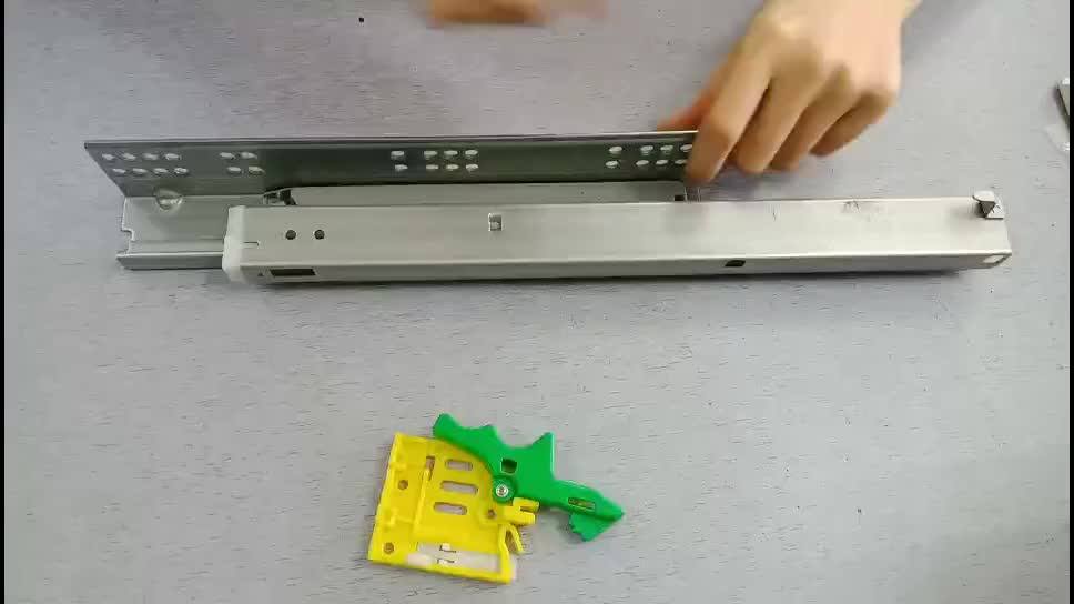 Full Extension Steel Tracks Kitchen Concealed Slider Undermount