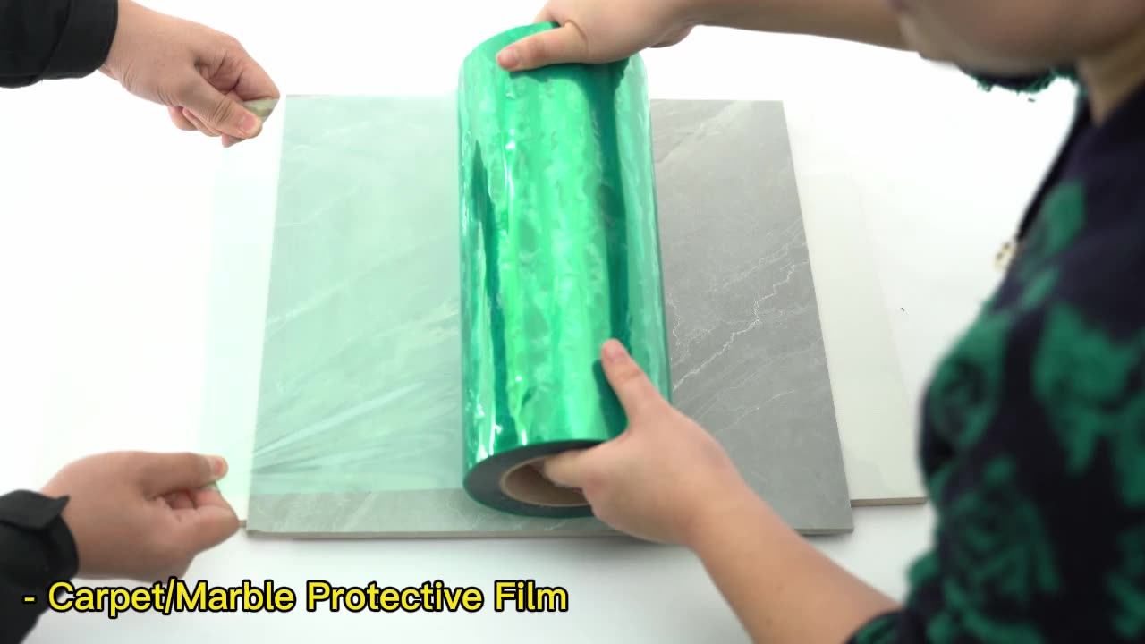 Wholesale Dustless Self Adhesive Hard Floor Protective Film Protection