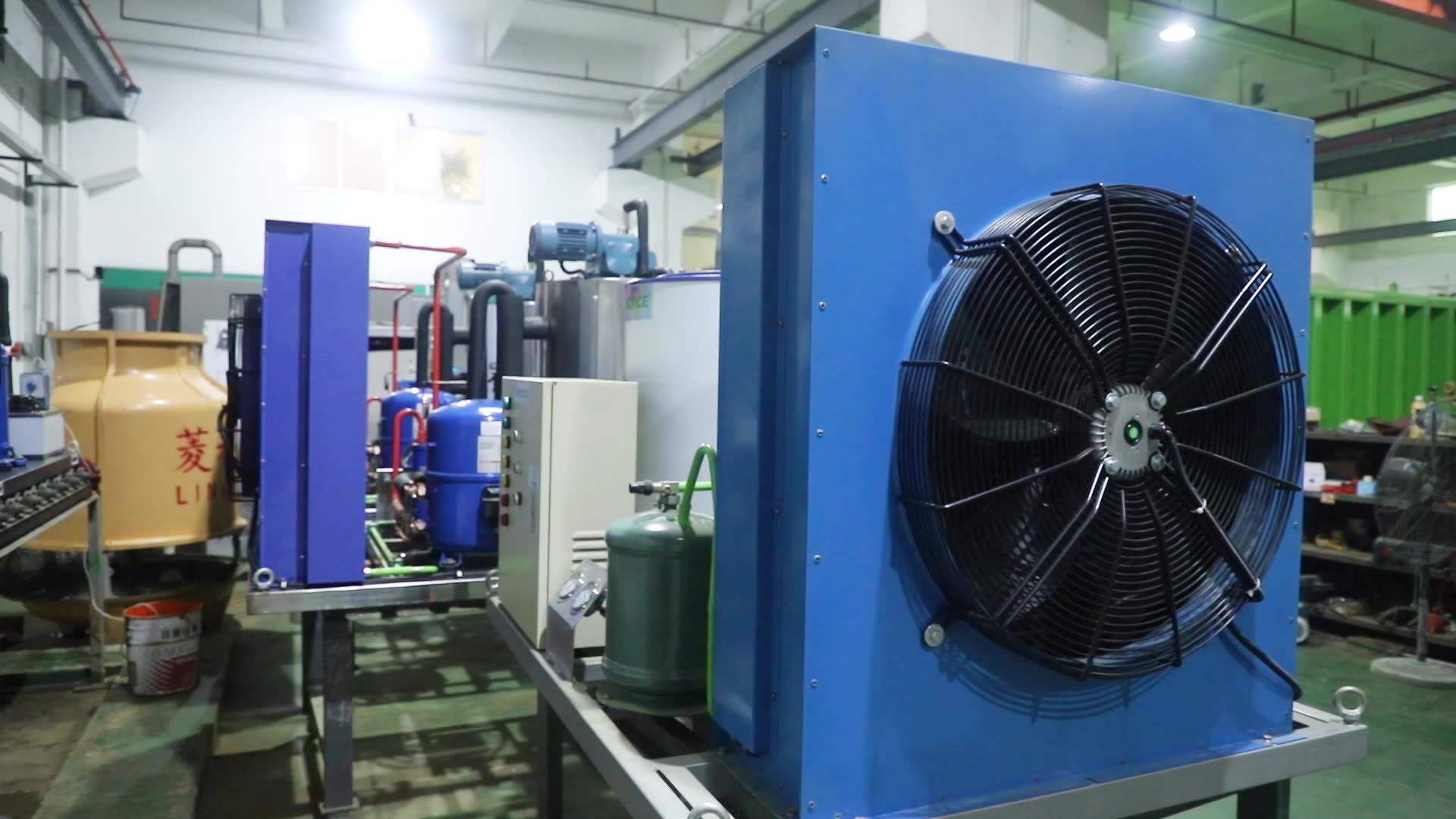 0.3ton Commercial Ice Maker Flake Ice Machine For Fishing Boat Trawler