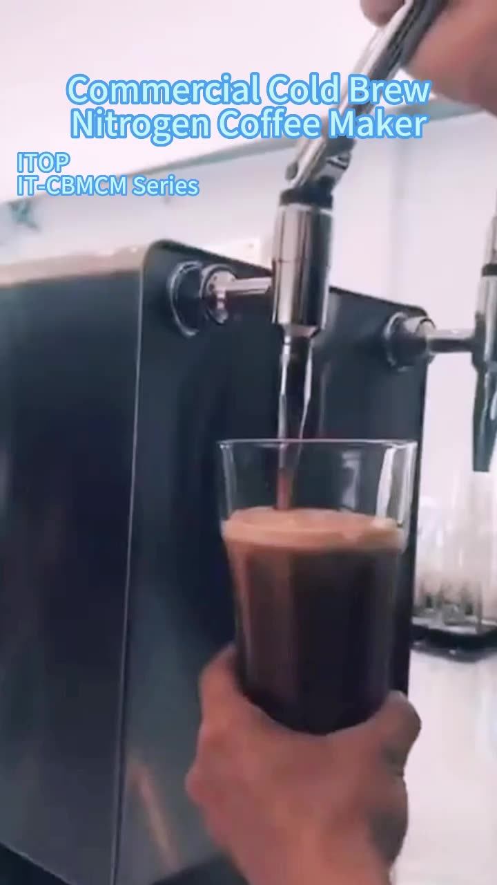 Commercial Nitro Cold Brew Coffee Maker Machine 10 Cups, 220V