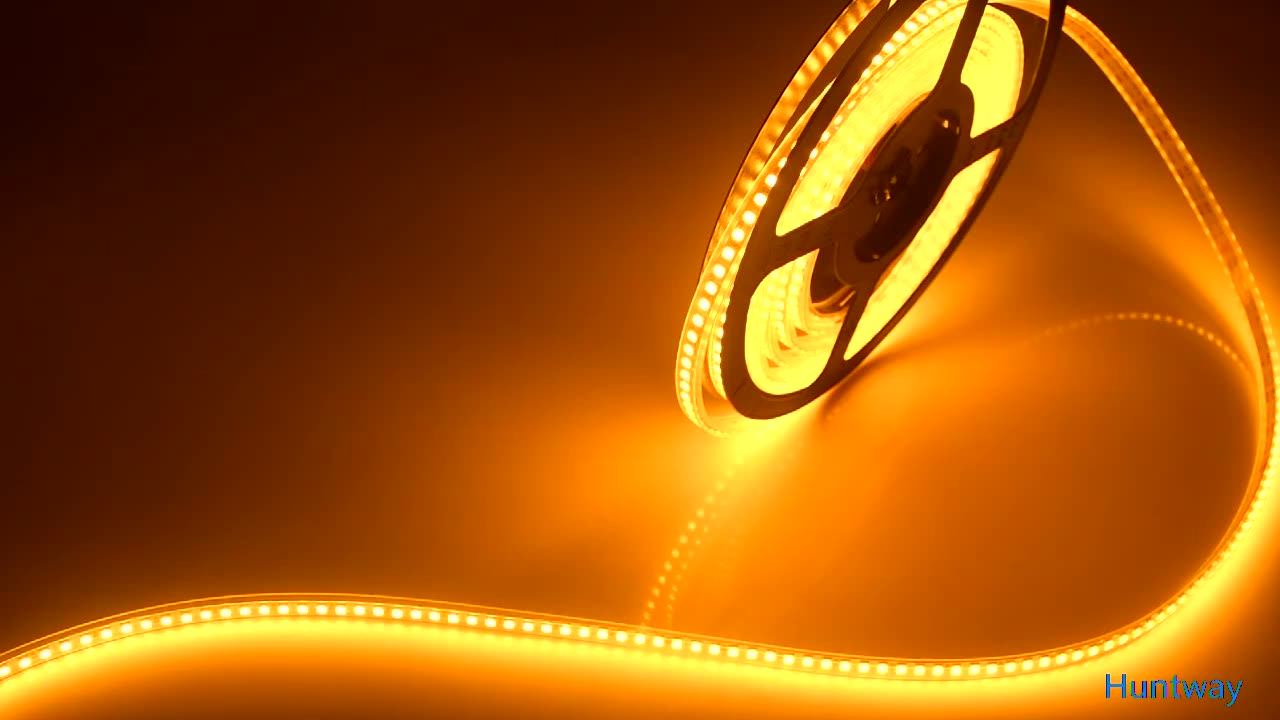 2200k 9.6w 120led 24v Amber Flexible Led Strips Kitchen Under