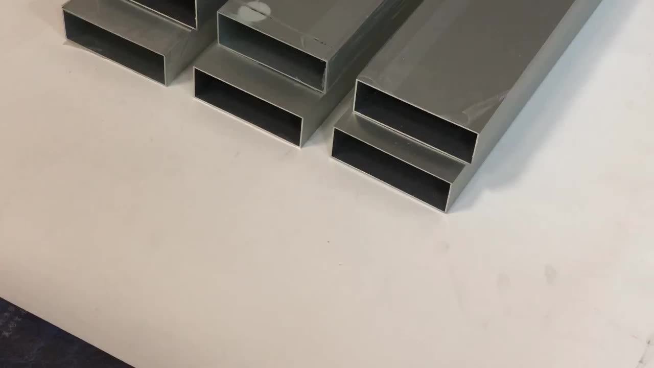 100*50*2.0 Aluminium Square Pipe 6063 Aluminum Hollow Profile for