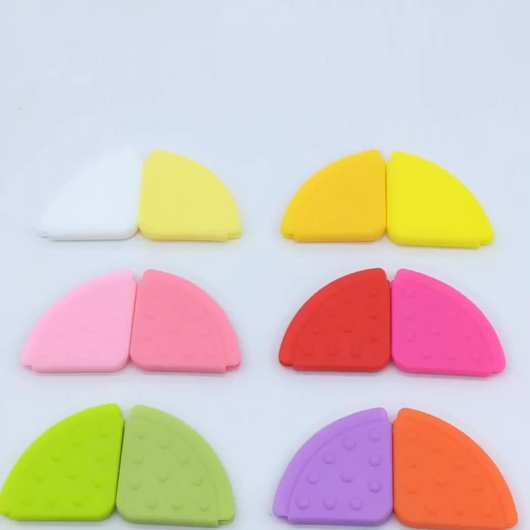 Eco Bpa Free Baby Chewy Adapter Sew in Silicone Corner Teether Baby Teether Chew Silicone