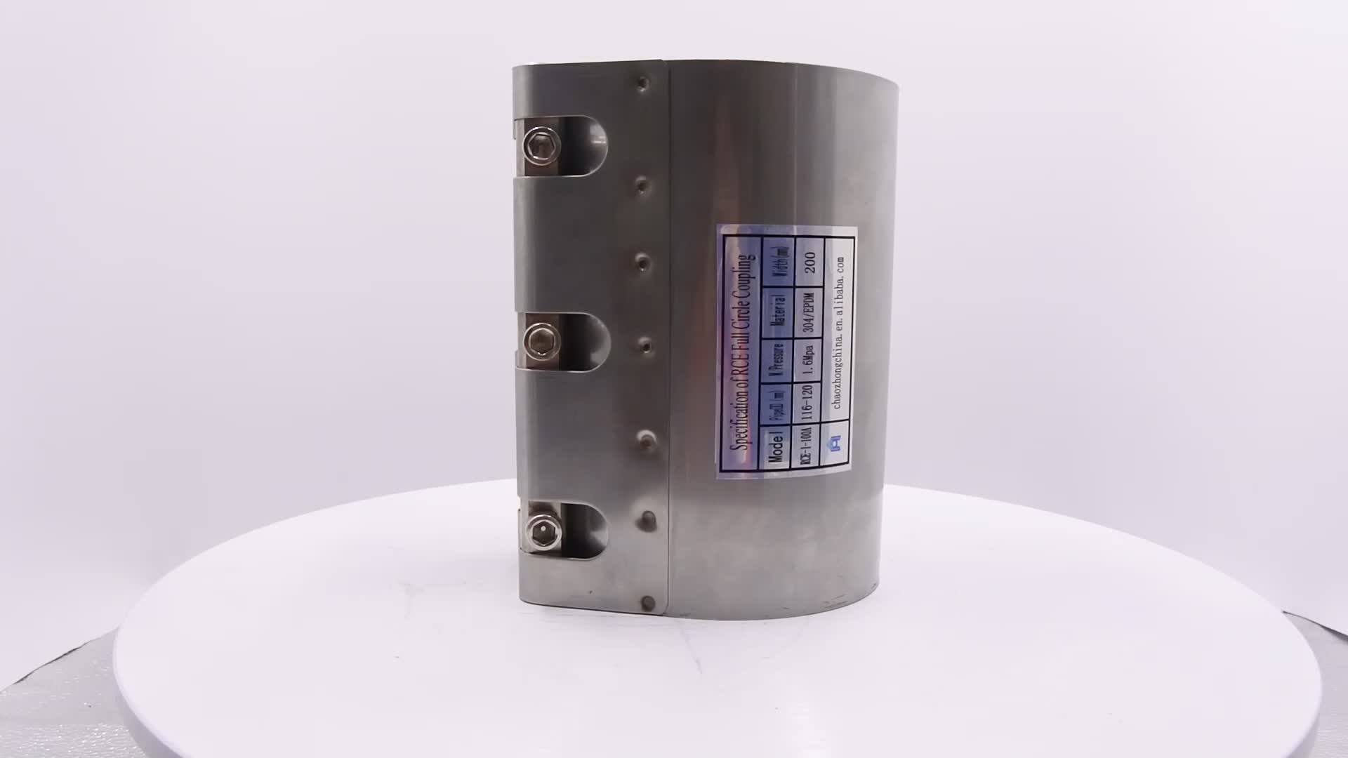 Cast Iron Joint Hydraulic Pipe Repair Clamps Carbon Steel High Pressure