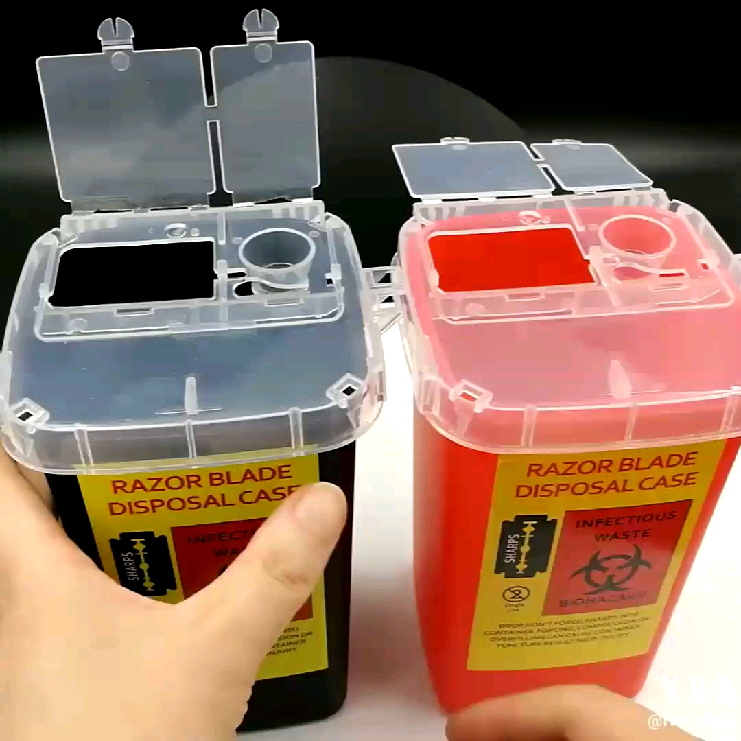 Razor Blade Disposal Container Blade Handling Use For Barber Center