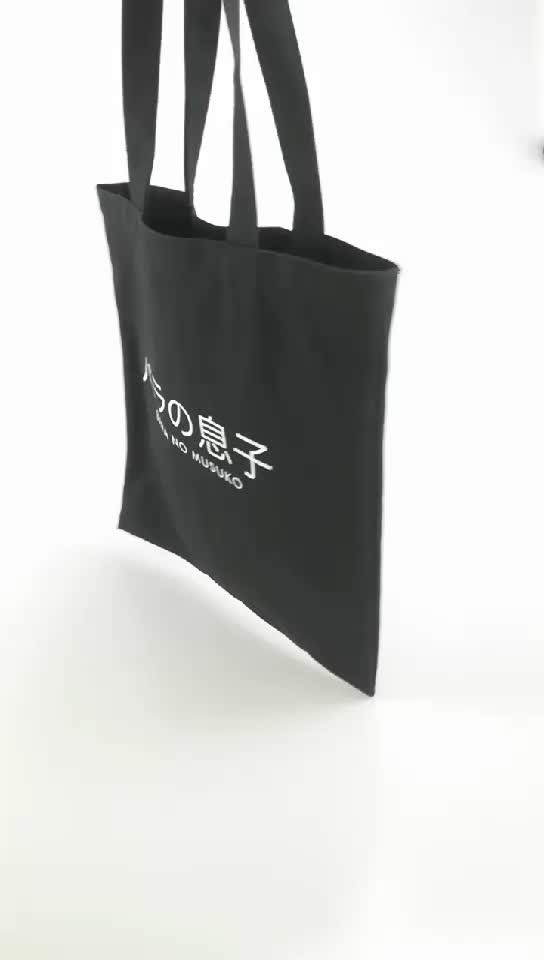 Blank Canvas Wholesale Tote Bags Black Cotton Bag 100% Cotton Tote Bag - Buy 100% Cotton Tote ...