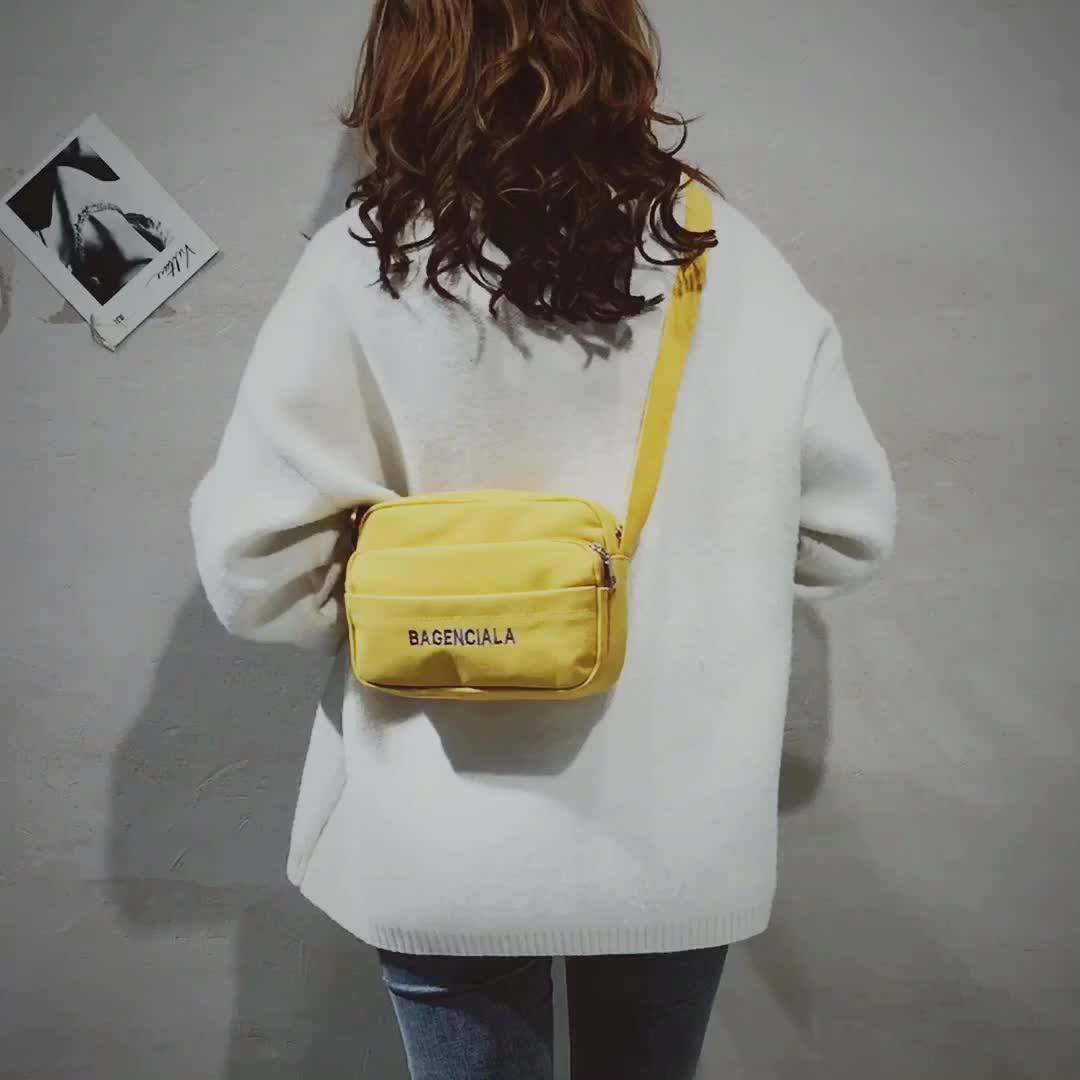 Sublimation Small Nylon Crossbody Bag One Strap Shoulder Cross Bag