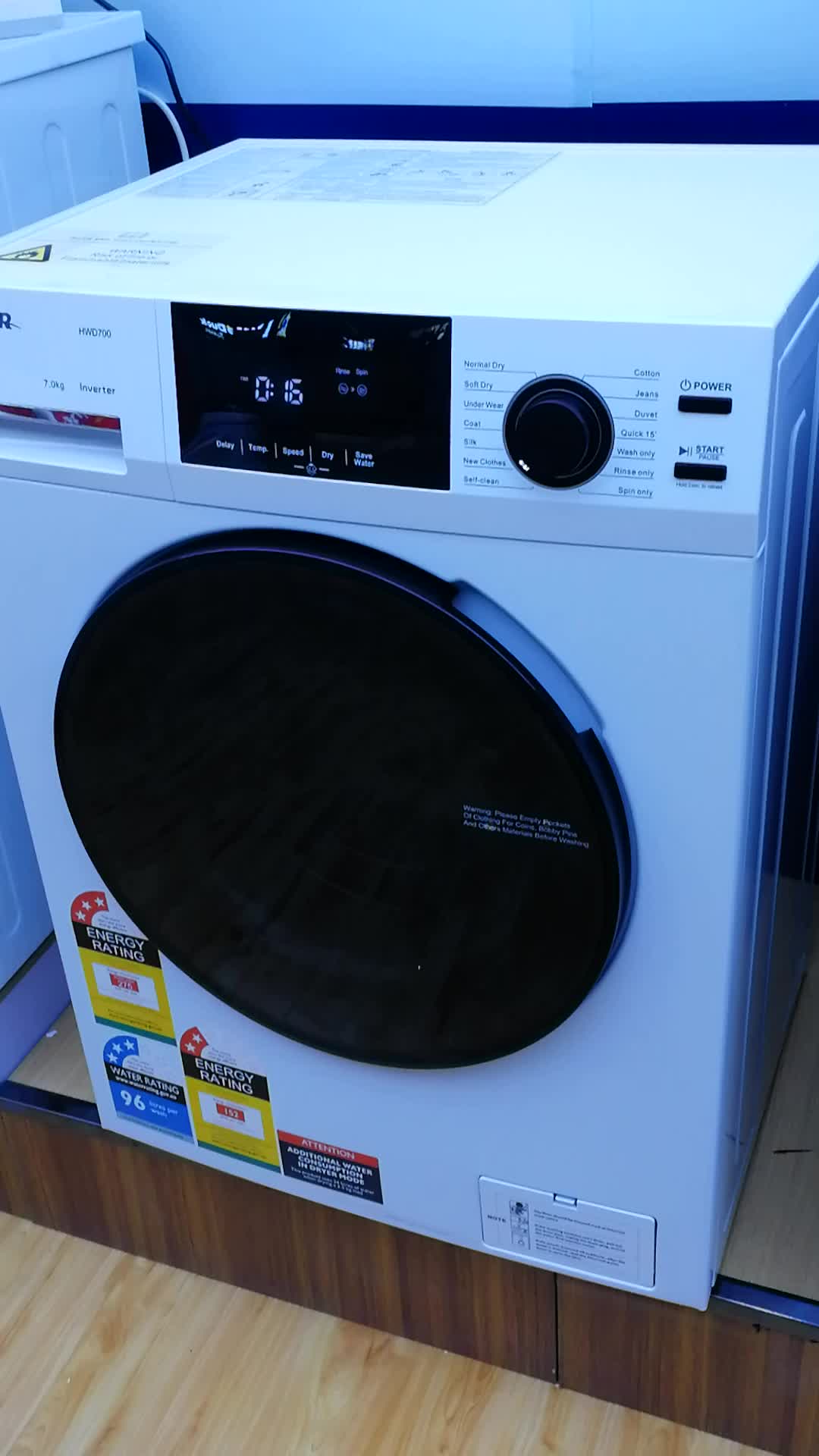 Front Loading Washing Machine All In One Wash And Dry Home Used Xiaoya