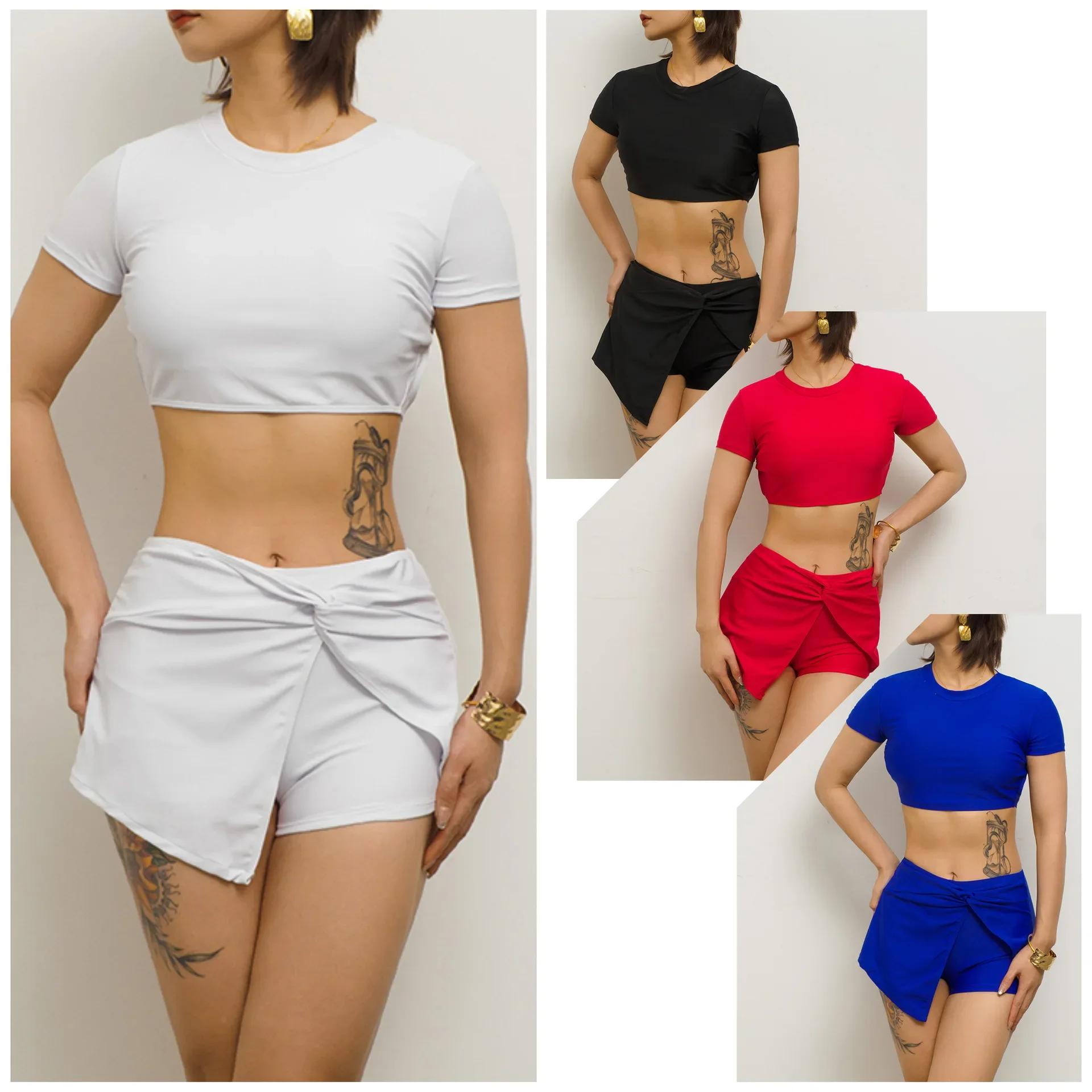 (Кросс-граничная торговля), купальник, короткий разрез Sexy Tank Top, европейский стиль
