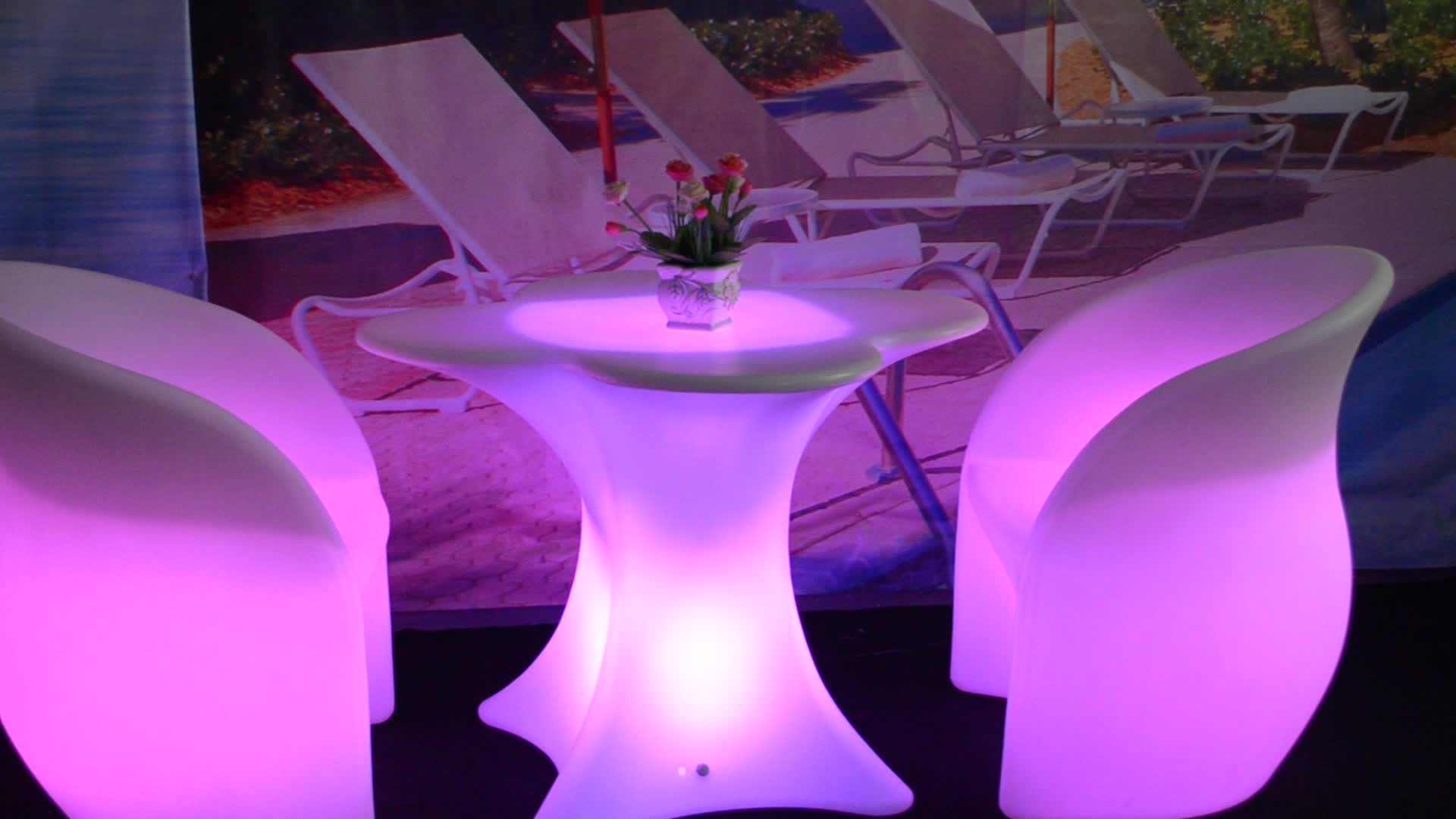 Illuminating Bar Lighting Tables Led Light Up Outdoor Furniture Buy