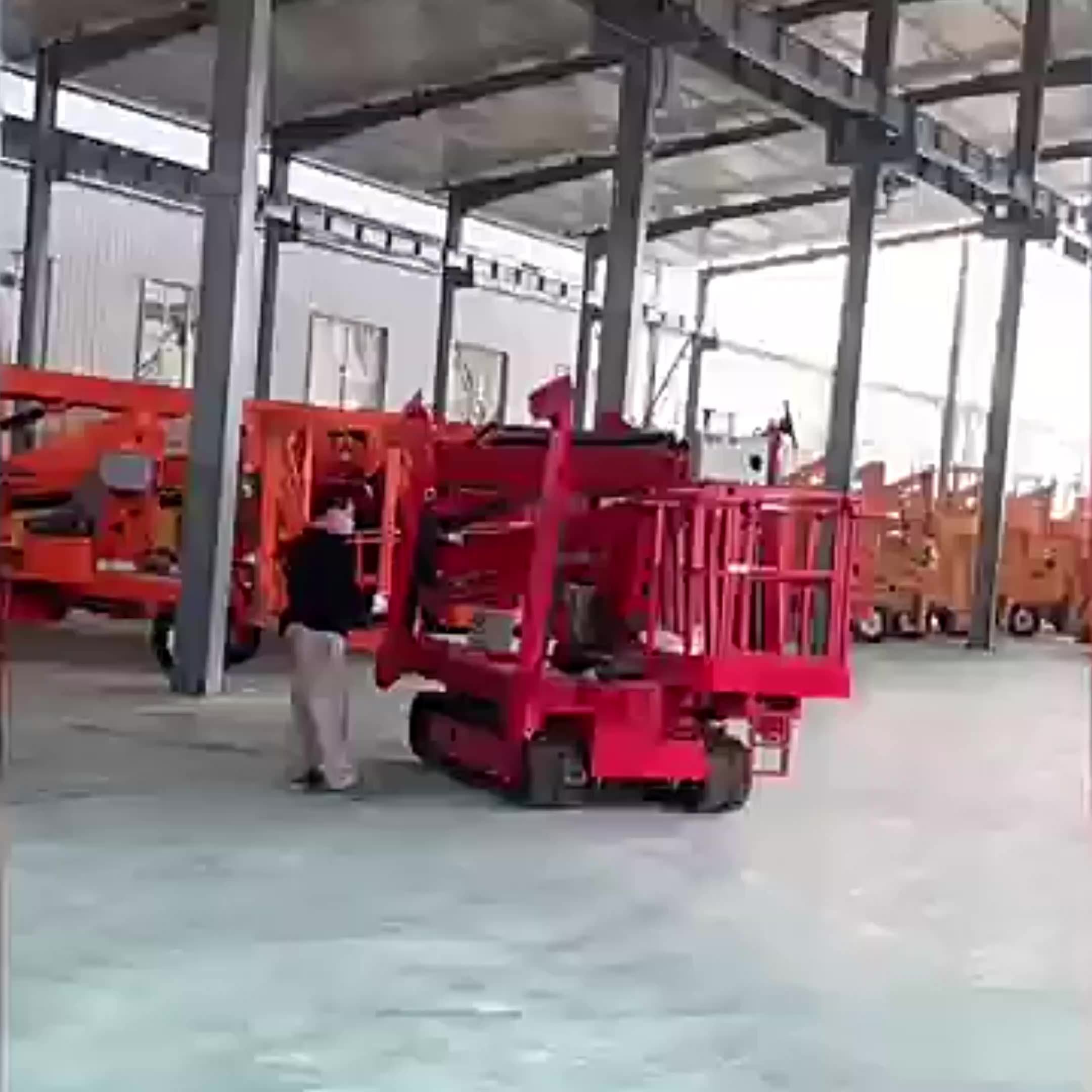 Selfpropelled Articulating Boom Lift Spider Crawler Telescopic Lift