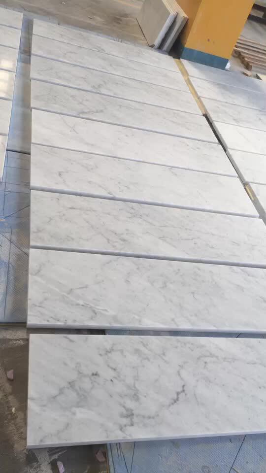 Bathroom Super Thin Carrara White Marble Slab 36''x36'' Marble Tiles Polished Price,Carrara