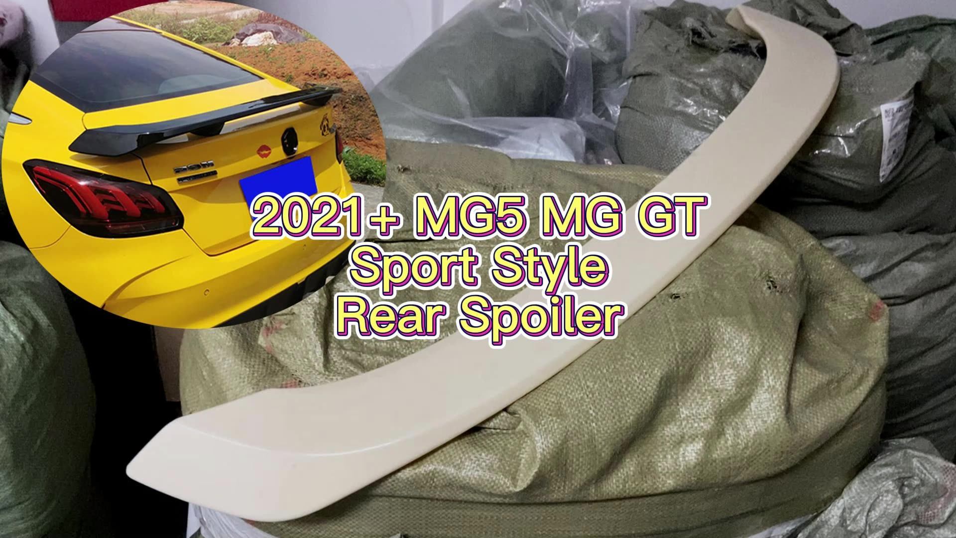Gt Sport Spoiler For 2021 New Mg5 Abs Car Rear Trunk Spoiler Wing Lip ...