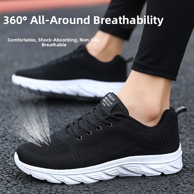 Running Shoes for Men 2026 Autum New Lightweight Running Shoes Non-Slip Soft Sole Breathable Mesh Shoes Shock-Absorbing Casual Sports Shoes for Men