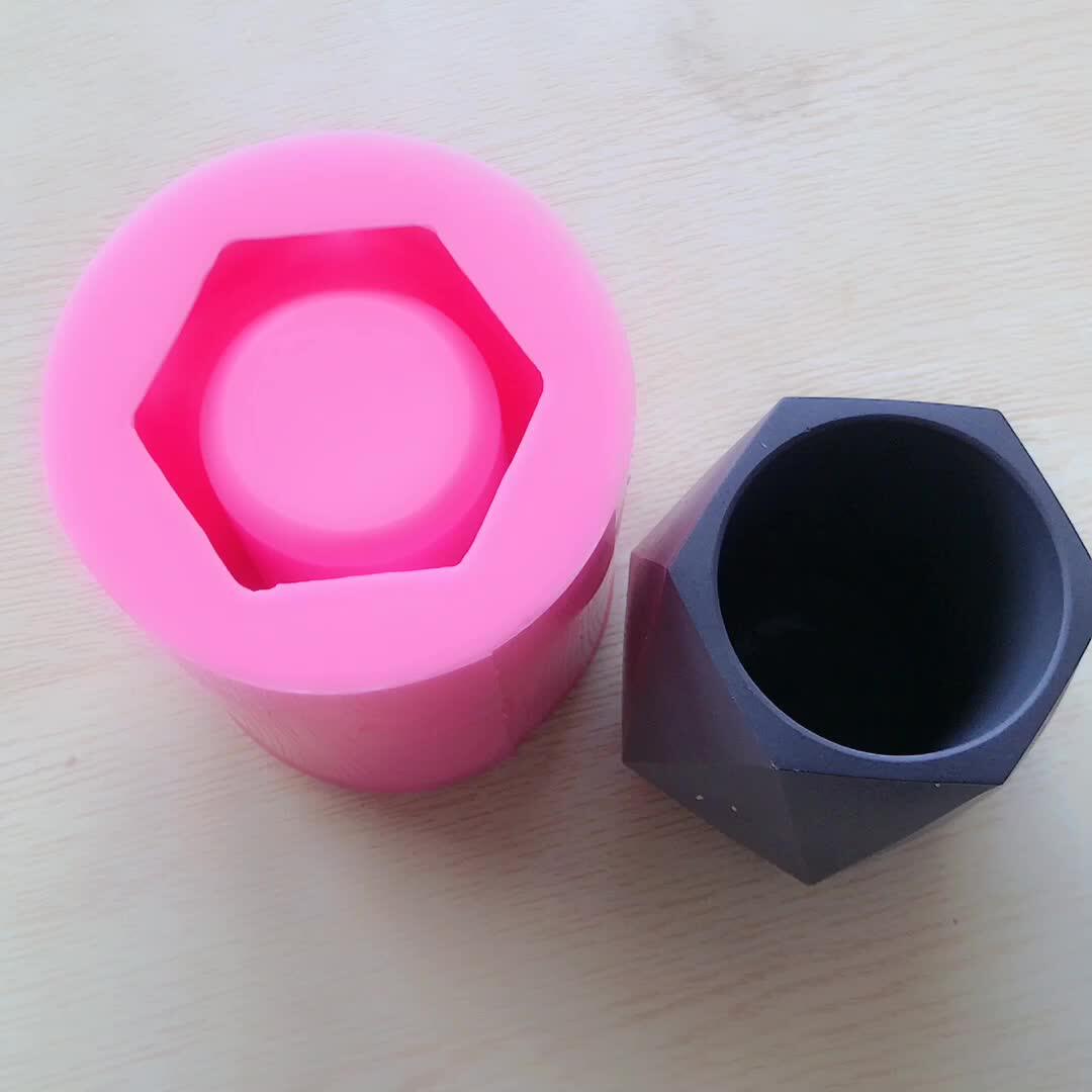 Handmade Cement Pot Silicone Molds - Buy Flower Pot Molds,Planter Molds