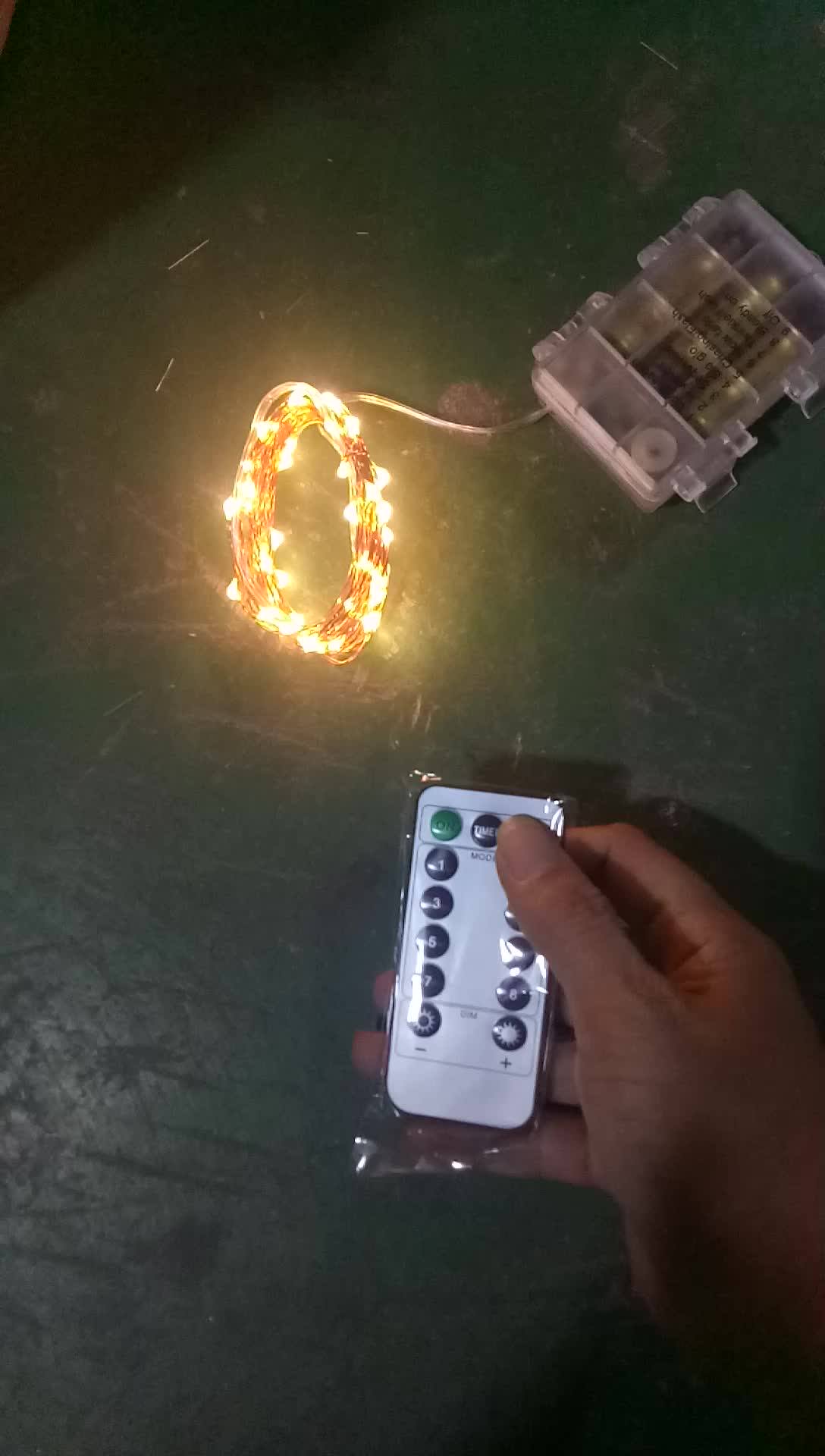 Hot Selling Rice Lights Battery Operated Led String Multi Color