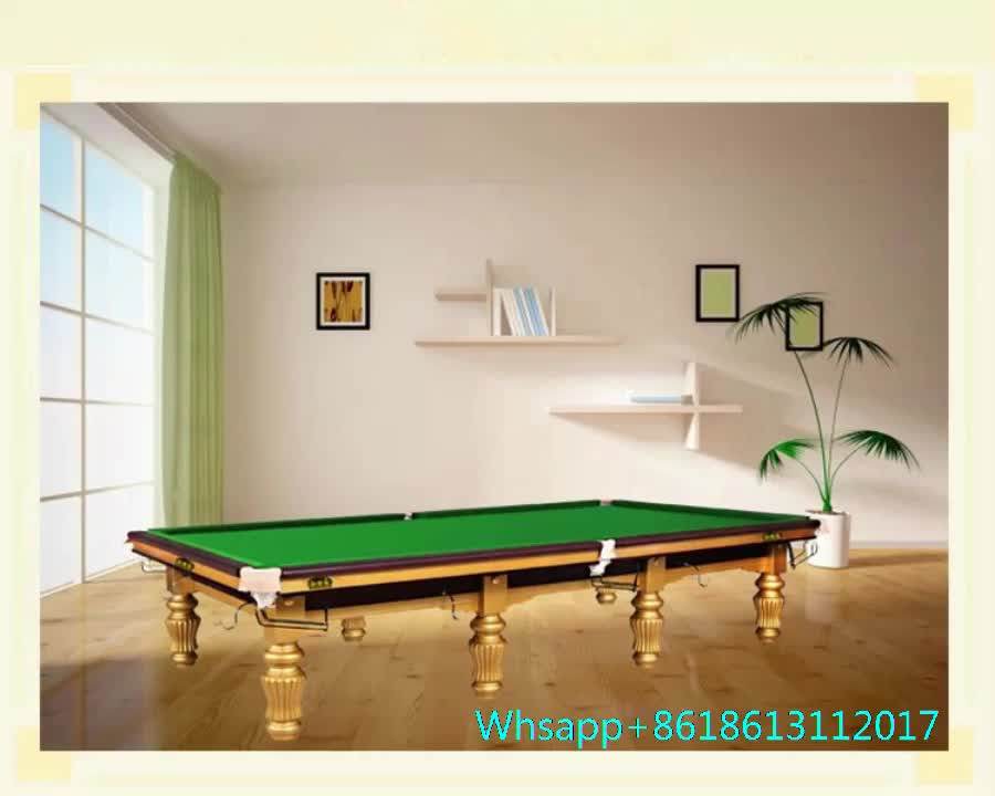 12ft International Standard Pool Billiard 45mm Slate Snooker Table For