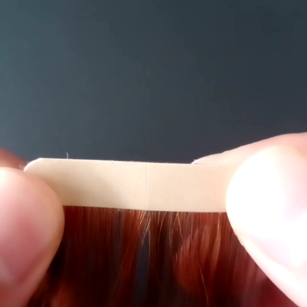 Custom Extra Hold Hair Extension Tape Tabs 0.8*4cm Waterproof Double