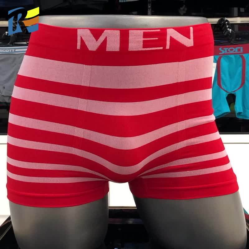 Customize Men Logo High Elastic Waistband Europe Male Underwear Boxers