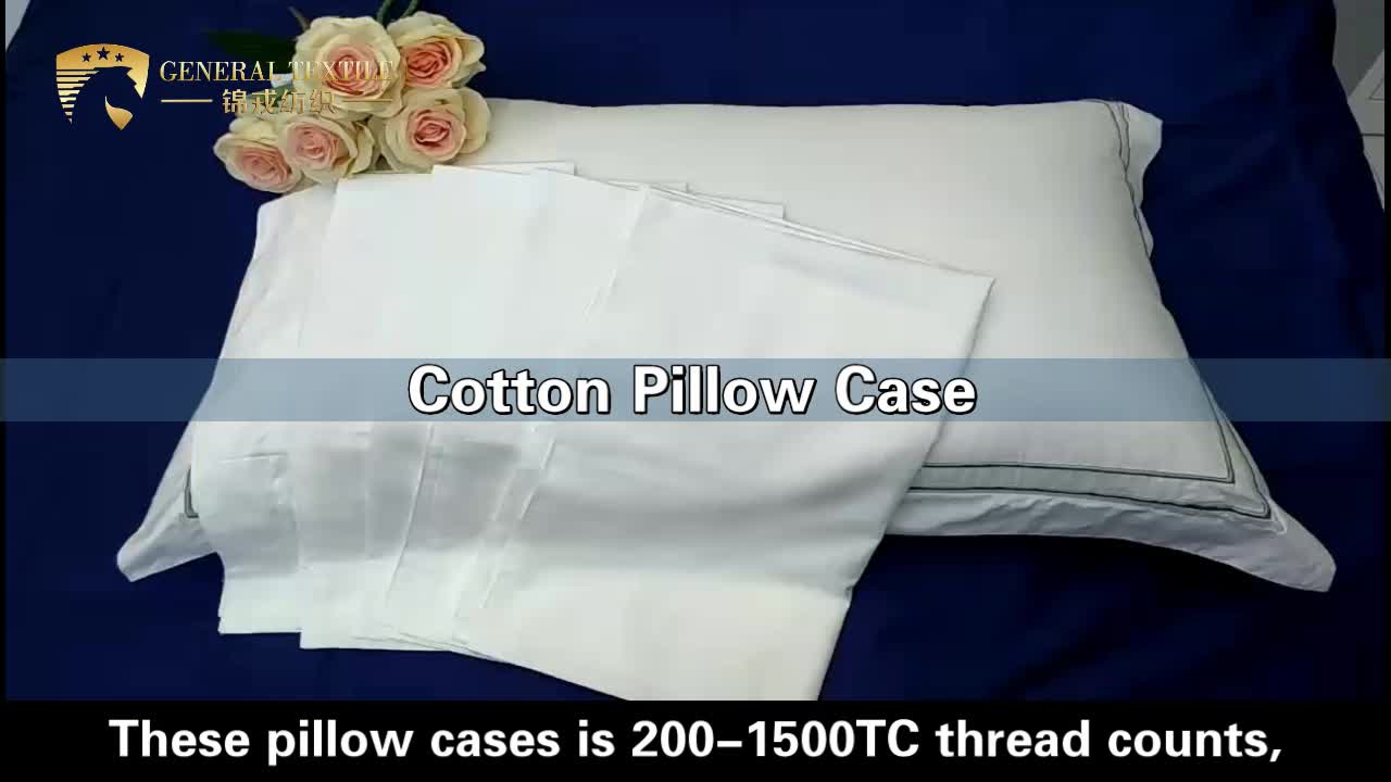 Cheap Hotel Custom Embroidery Kids 100% Cotton Linen Satin