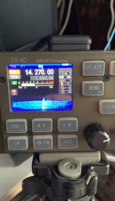 FX-4CR-2 Third Generation SDR HF Transceiver with 1-20W