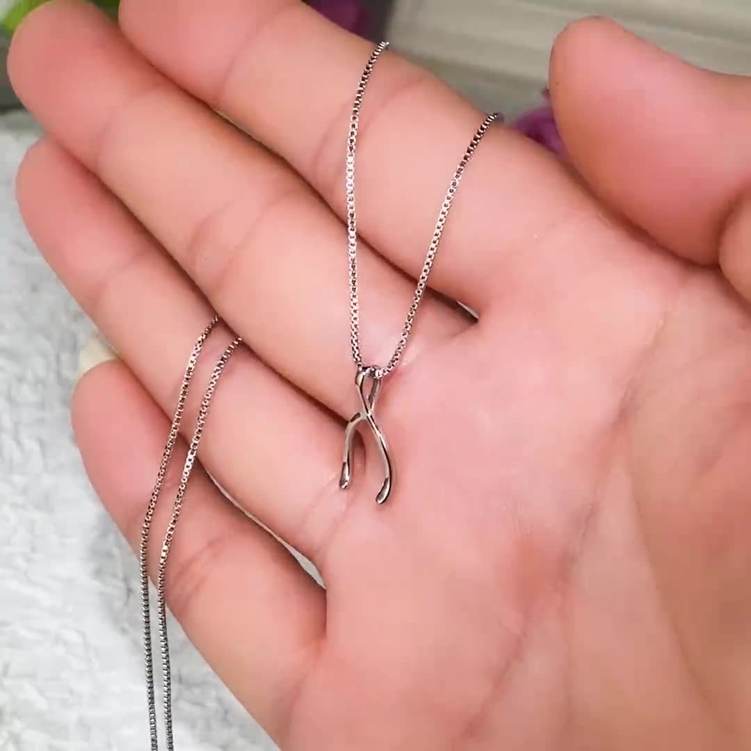 Huitan Unbreakable Wishbone Necklaces for Women Turkey's Sternum