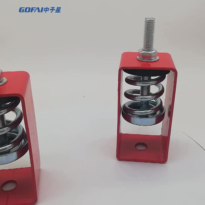 Hvac Pipe Anti Shock Noise Spring Mount Isolation Hanger Vibration