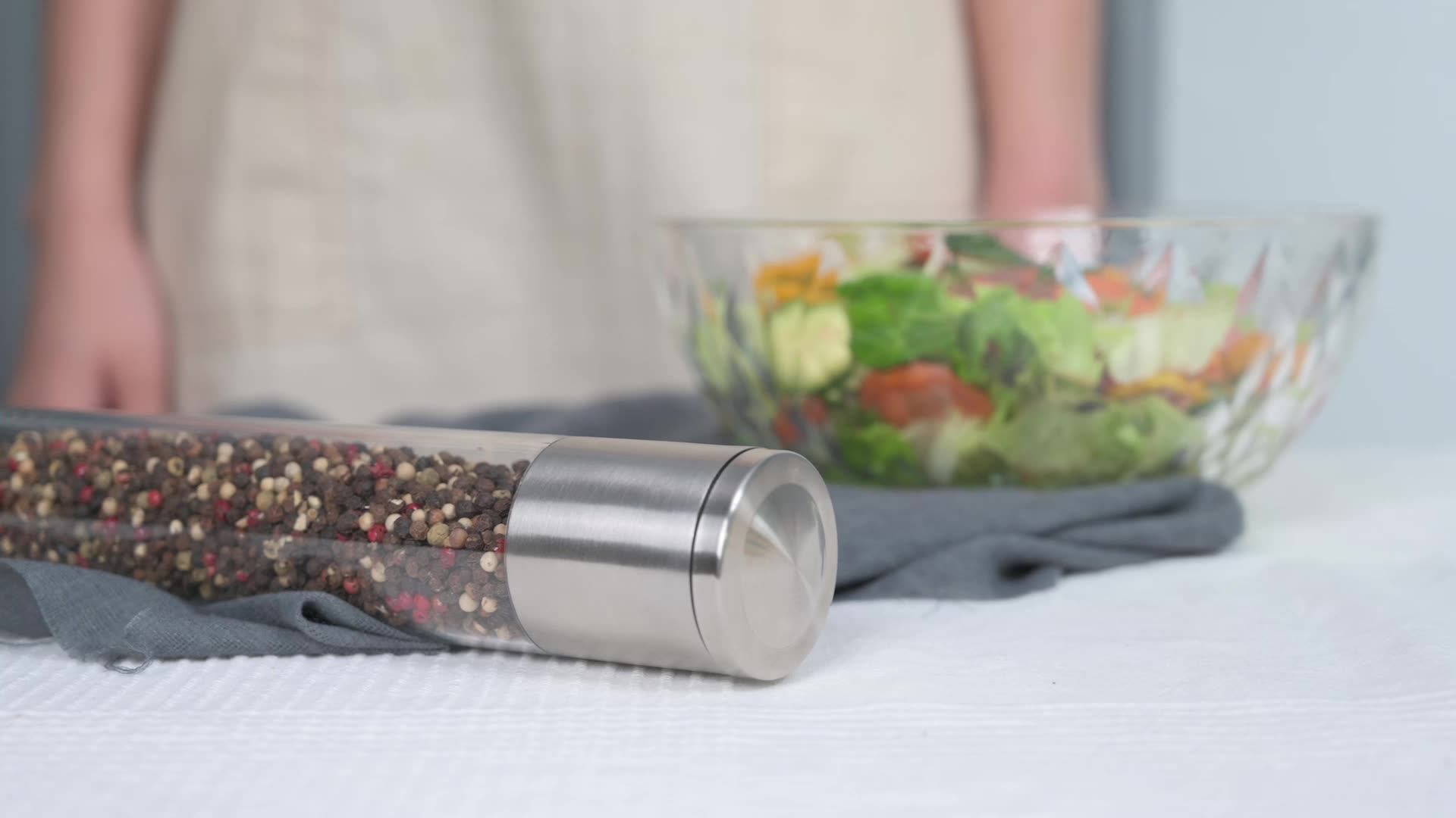 304 Stainless Steel 350ml Giant Big Capacity Salt And Pepper Indian