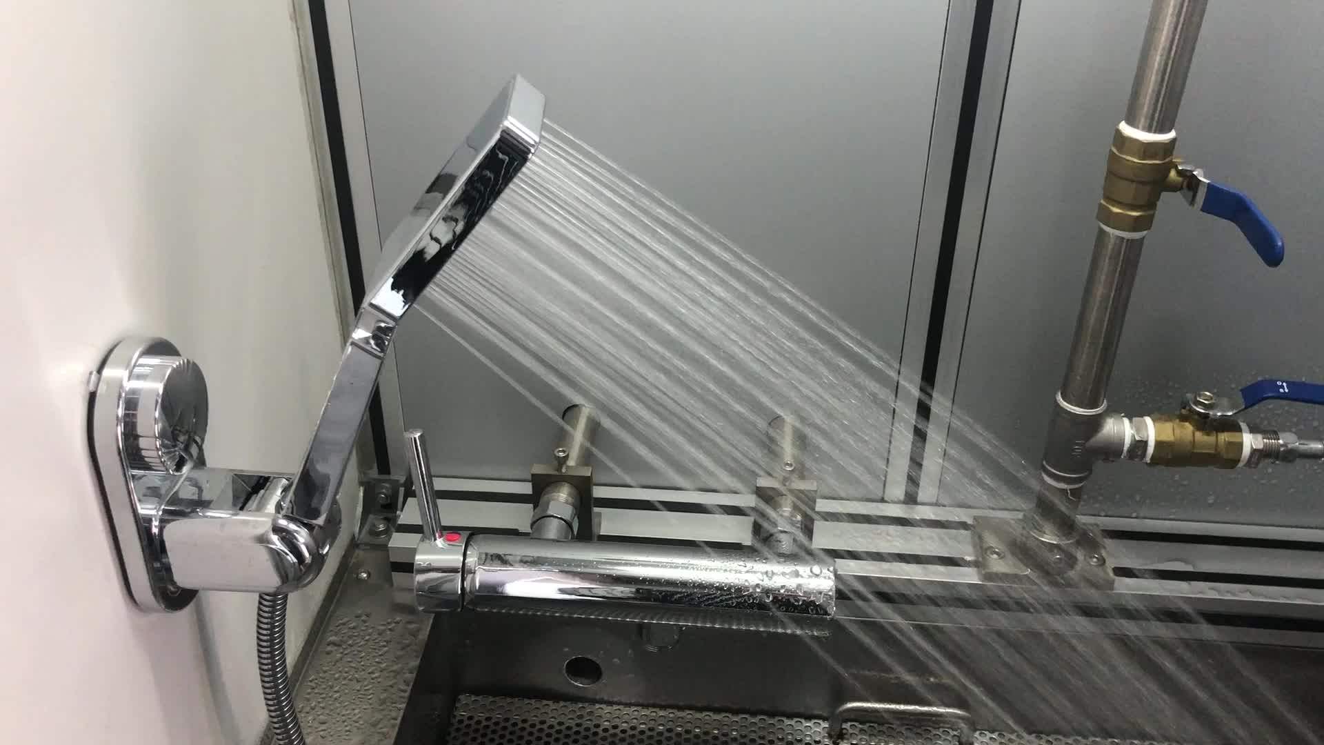 Luxury Full Chrome Square Selfcleaning Plastic Abs Chrome Hand Shower