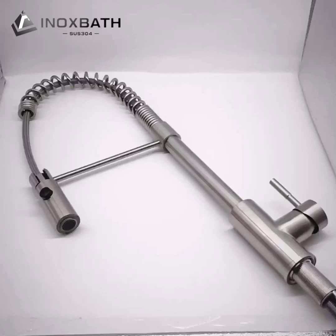Inoxbath Sus 304 Stainless Steel Bridge Kitchen Water Tap Sink Pull