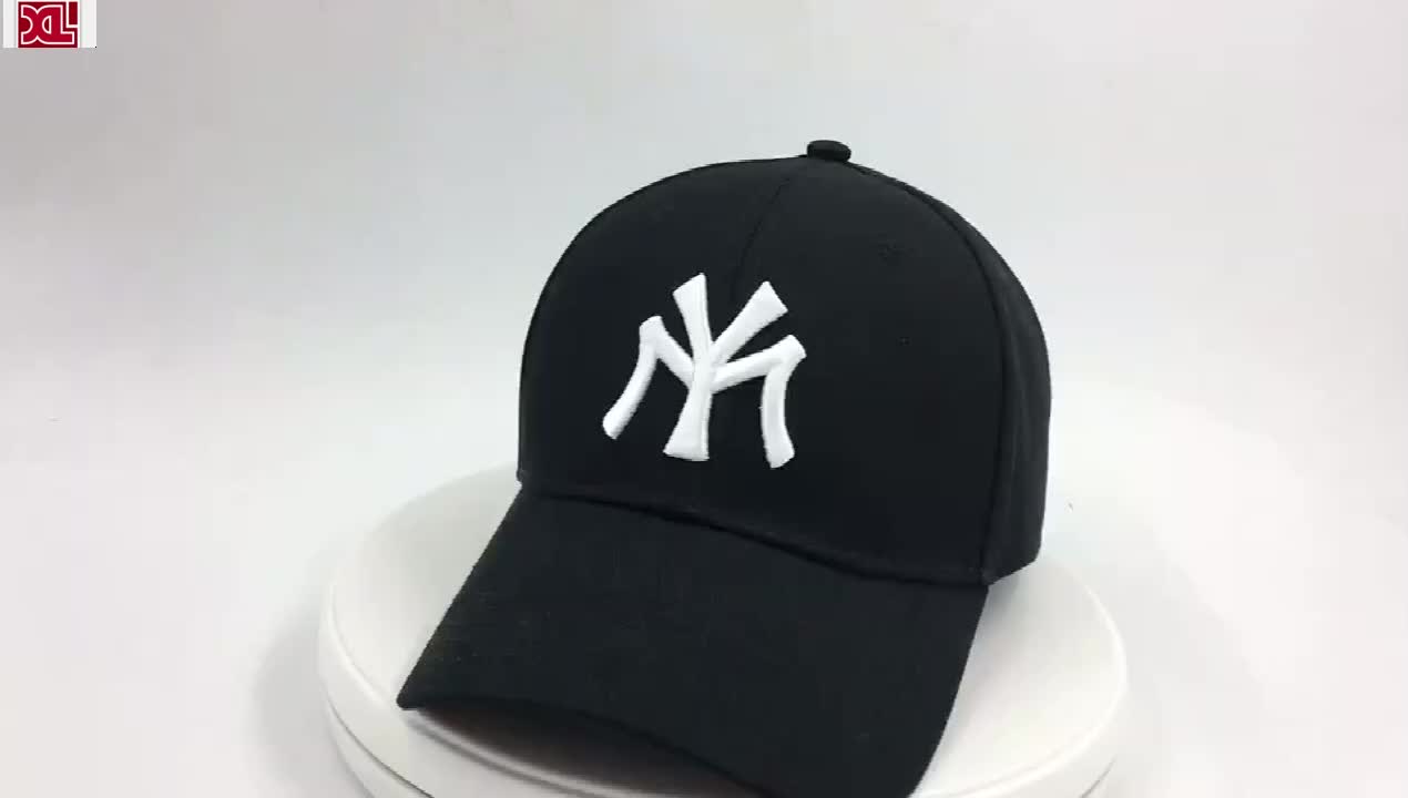 Wholesale 3d Embroidered Logo Gorras Cotton Baseball Caps In Stock