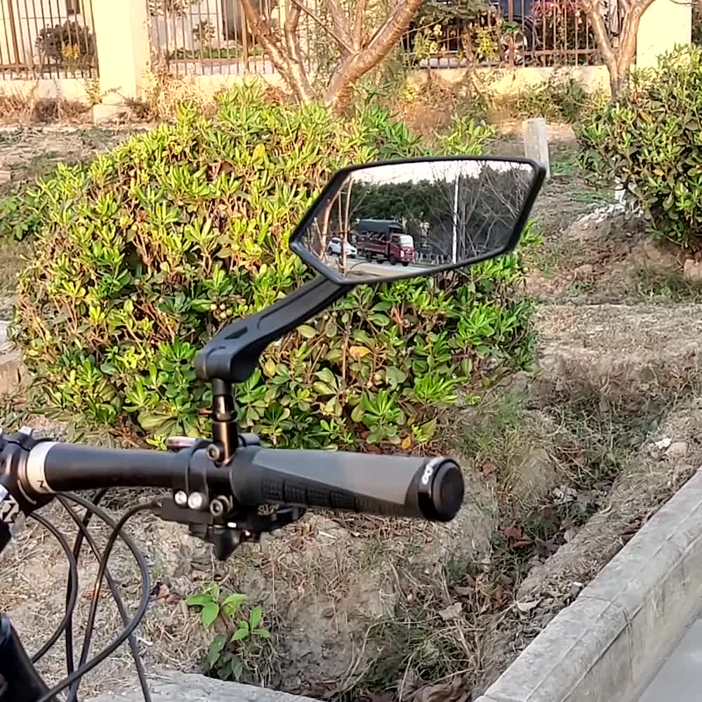 Glass Bike Side Mirror Cycle Rear View Mirror Bicycle Side Mirror For