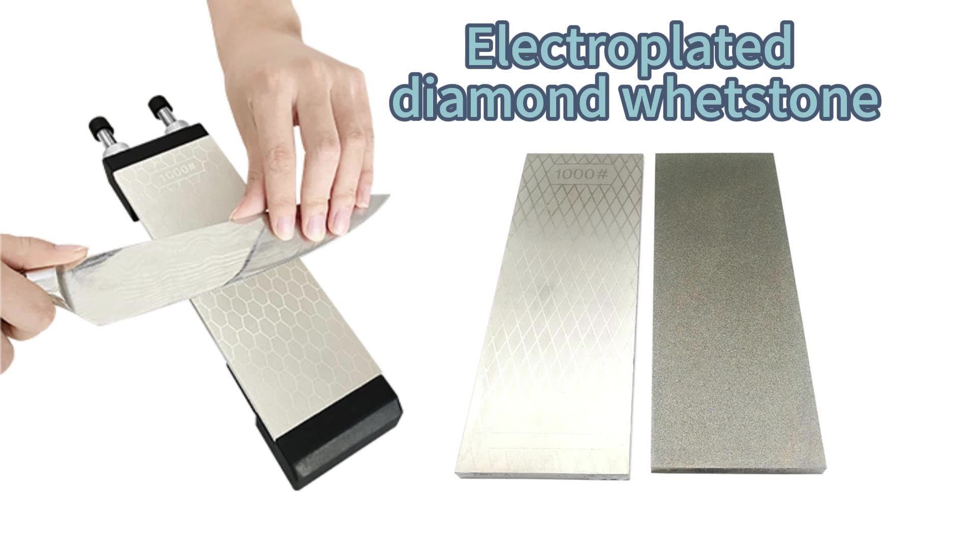 Uxcell 400/1000 Grit Diamond Sharpening Stone - 5-in-1 Handheld Whetstone With Ceramic & Tungsten Steel Slots For Knives & Scissors - View #7
