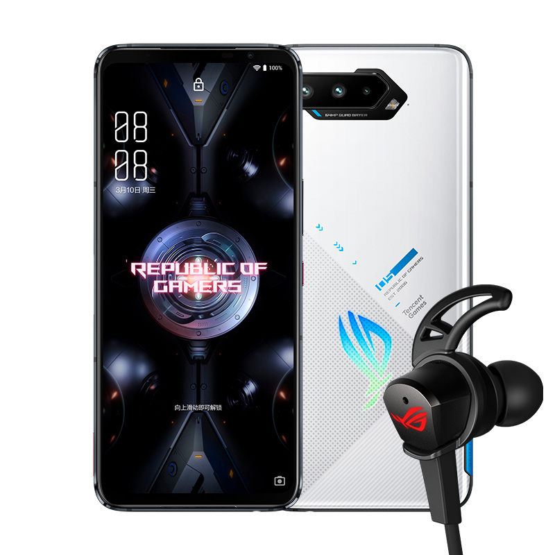 Rog Mobile Phone 5【 goods in stock Quick launch 】 tencent ROG5 game mobile phone 5   pro phantom ASUS snapdragon  888 processor Double card and double standby 5G a phone fit all kinds of networks A black sheep Eye of Generation 4 Player country quality goods mobile phone