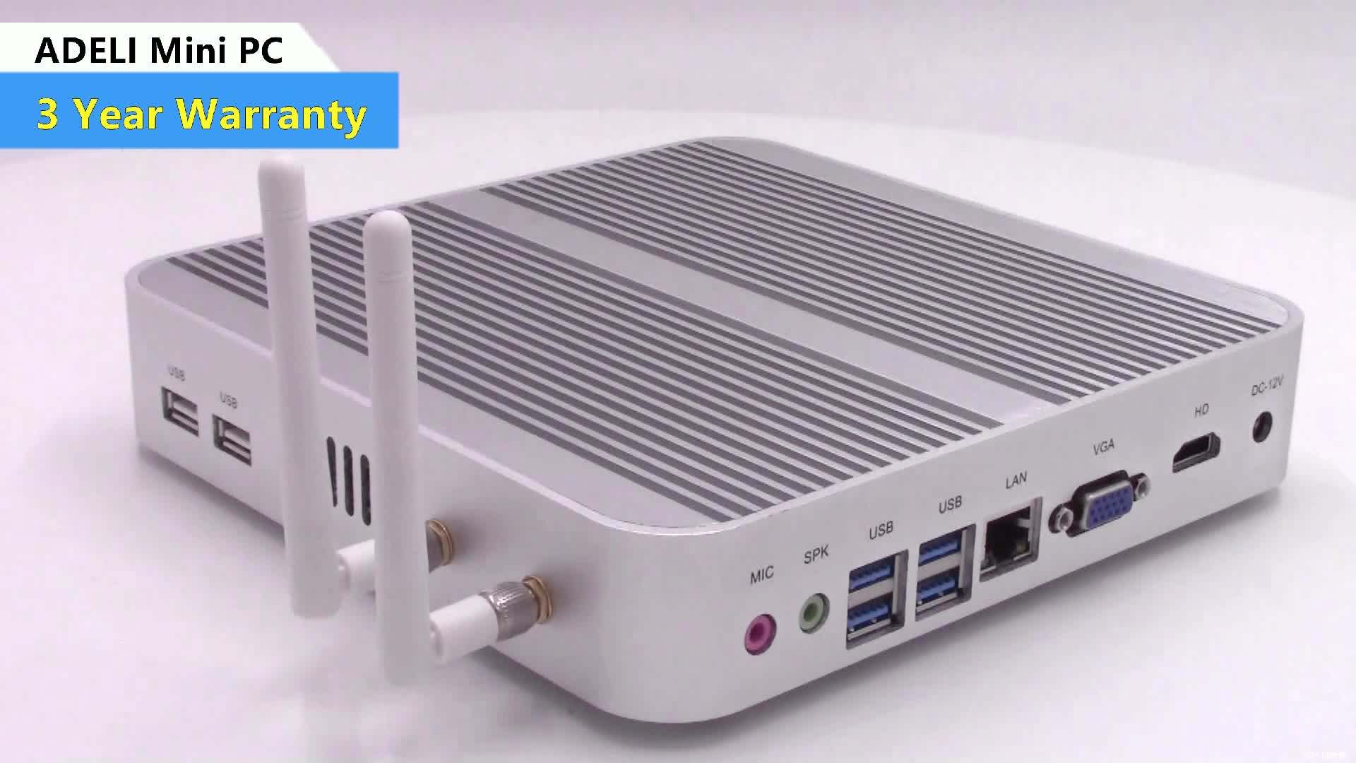 12v Fanless Industrial Mini Pc I5 4200u X86 Win Linux Tiny Desktop