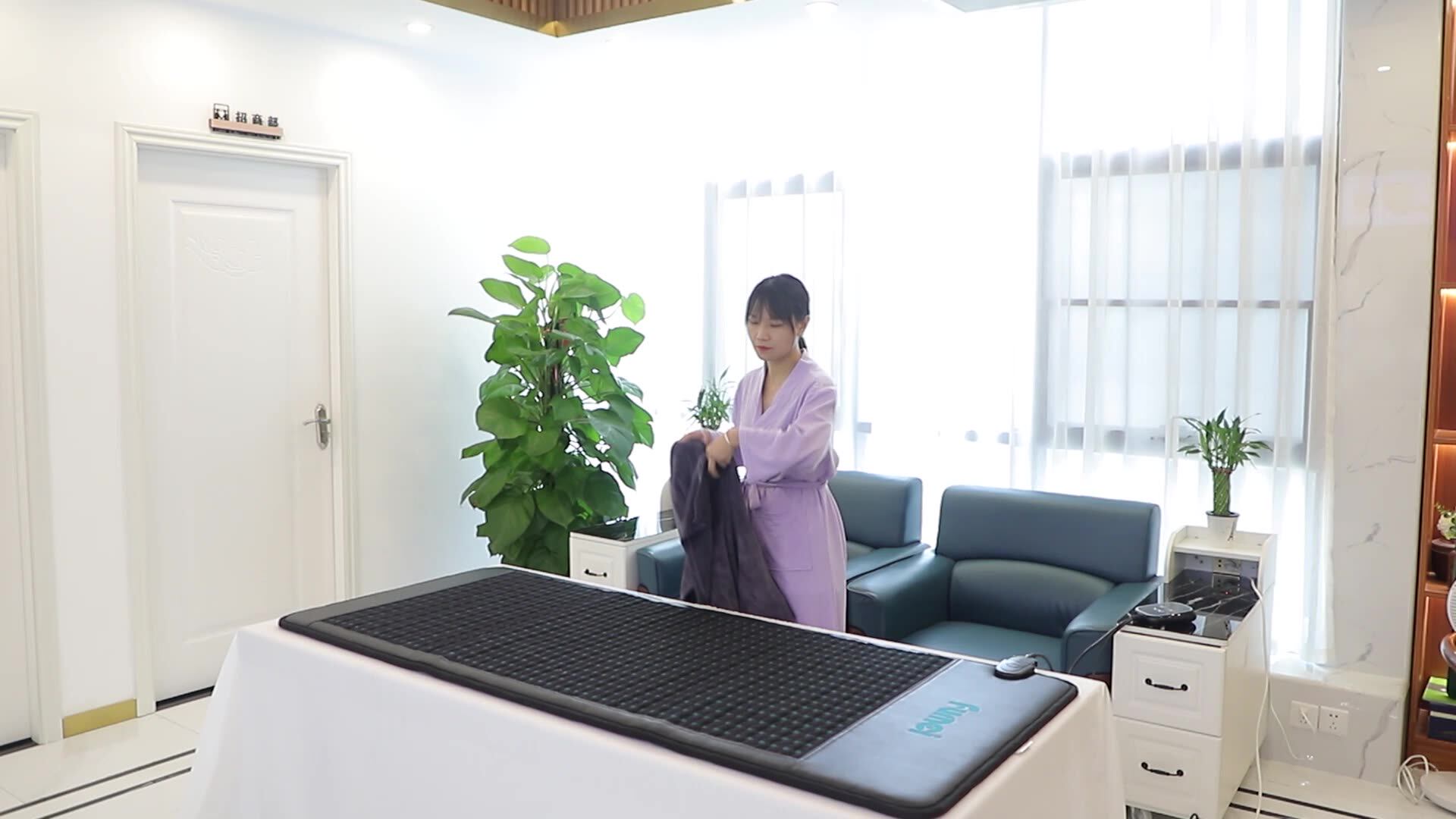 Far Infrared Physiotherapy 7 Gemstone Crystal Mat Helps Sleep Pemf Infrared Thermal Therapy