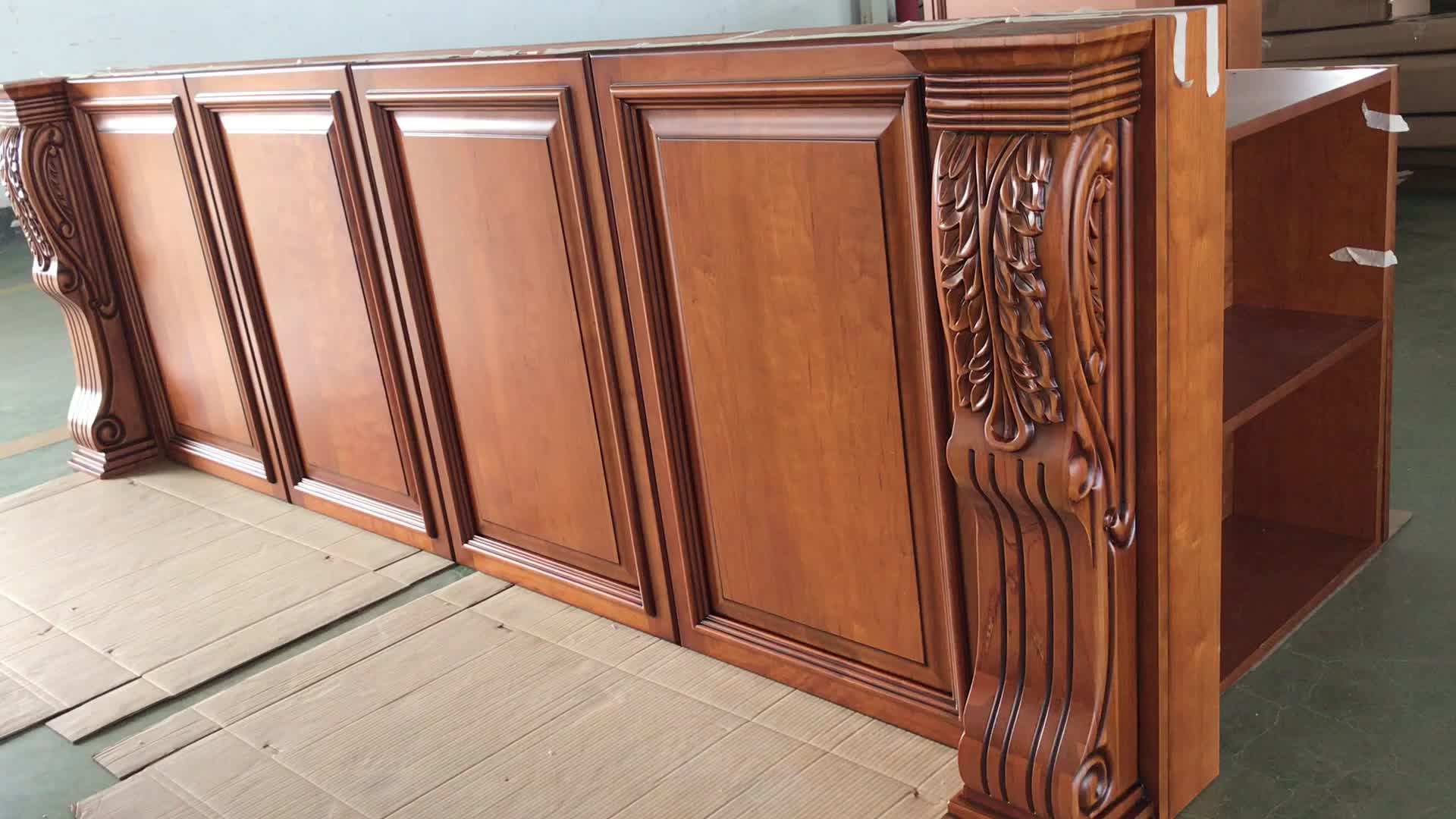 Armario De Cocina De Cerezas Rojas,Diseño De Estilo Americano Antiguo