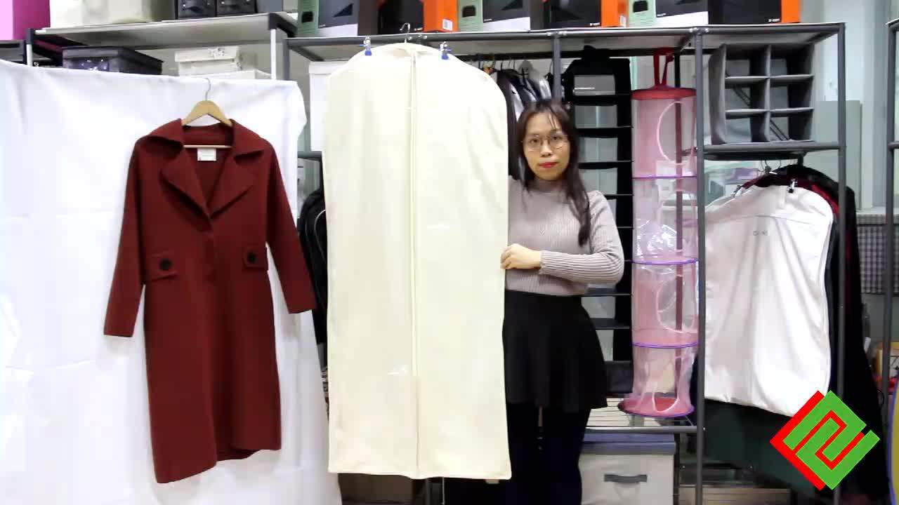 Customized Factory Transparent Pe Plastic Dress Cover Wholesale Dress