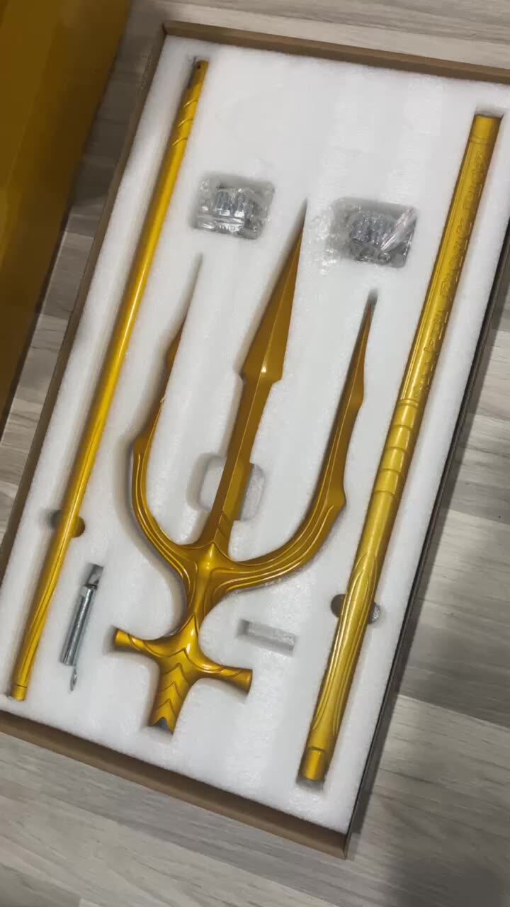 DC Justice League Aquaman Trident of Poseidon 210cm Metal Craft