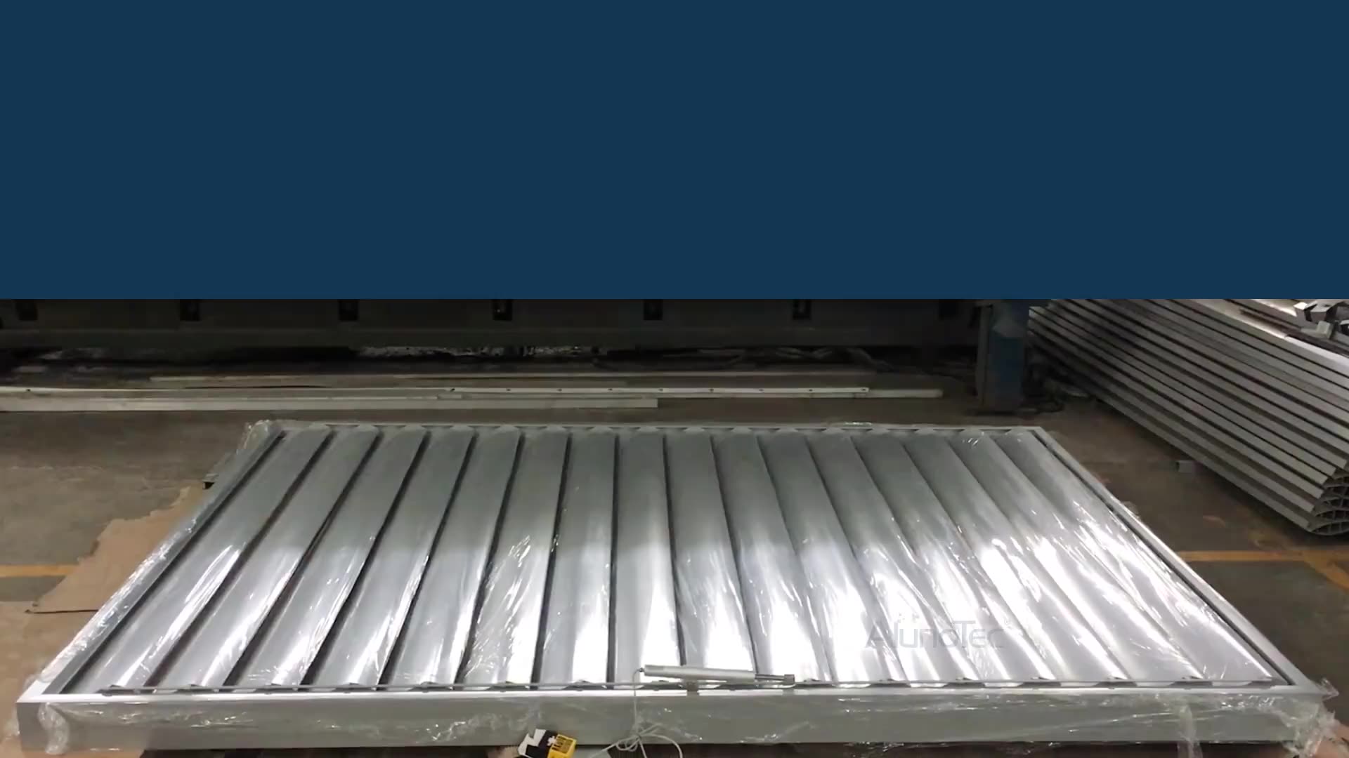 Modern Building Facade Design Vertical Aluminum Shutter Electric Louver