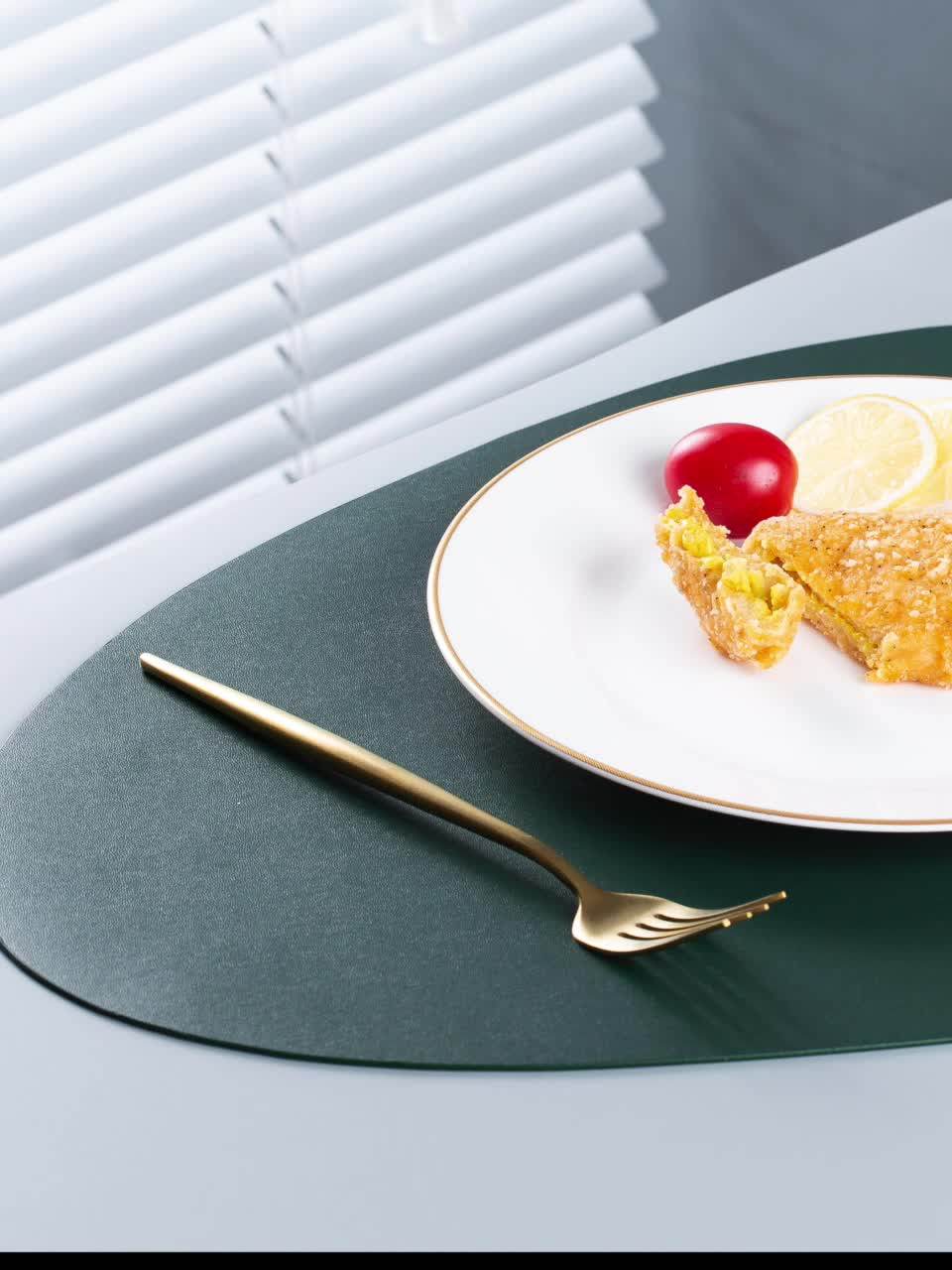 Amazon Leather Pu Placemats Highgrade Western Food Mats Waterproof And