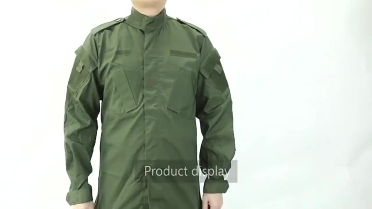 Green Color Us Camouflage Uniform Olive Green Outdoor Dress Combat