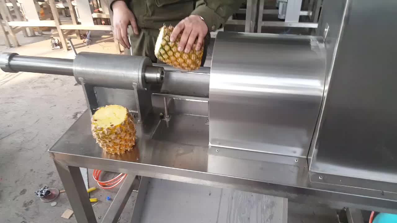 High Quality Automatic Pineapple Core Peeling Machine For Male Buy Pineapple Peeling Machine