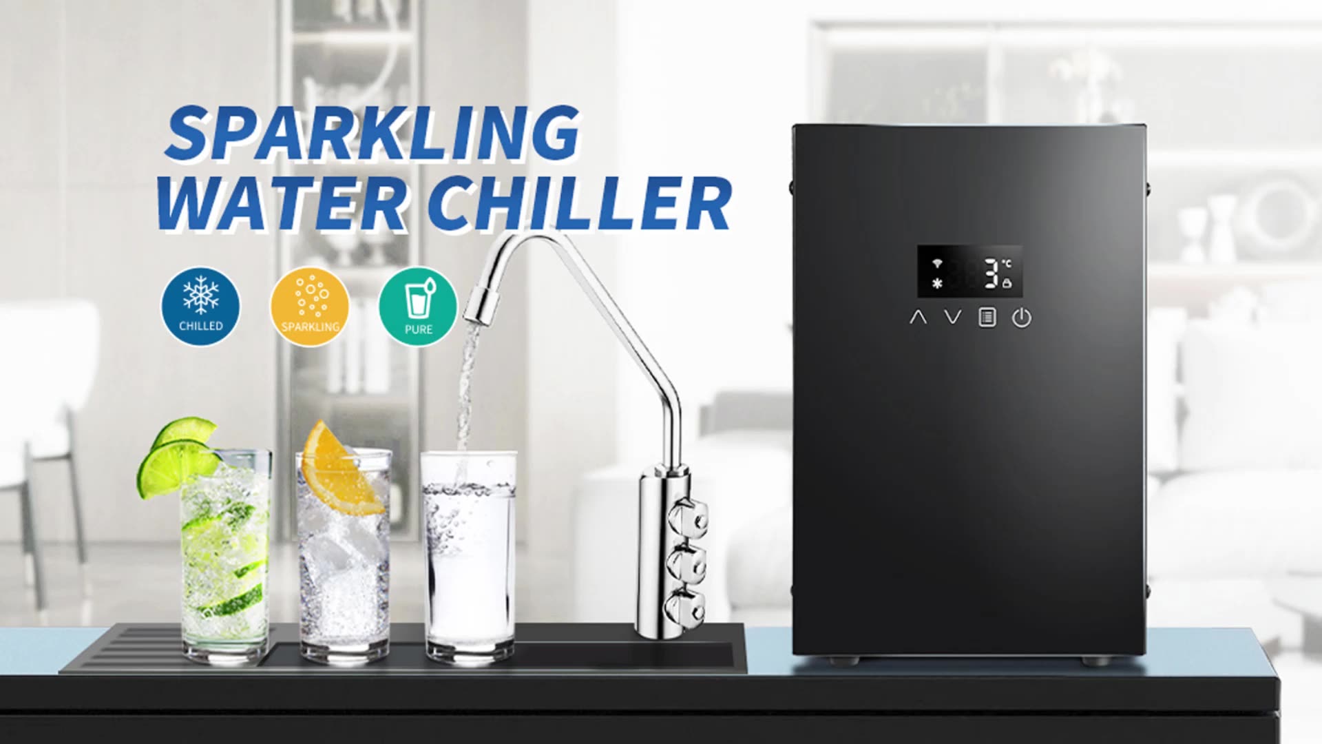 High Quality 3 Mode Fizzy Drink Machine Ice Cooler Sparkling Water