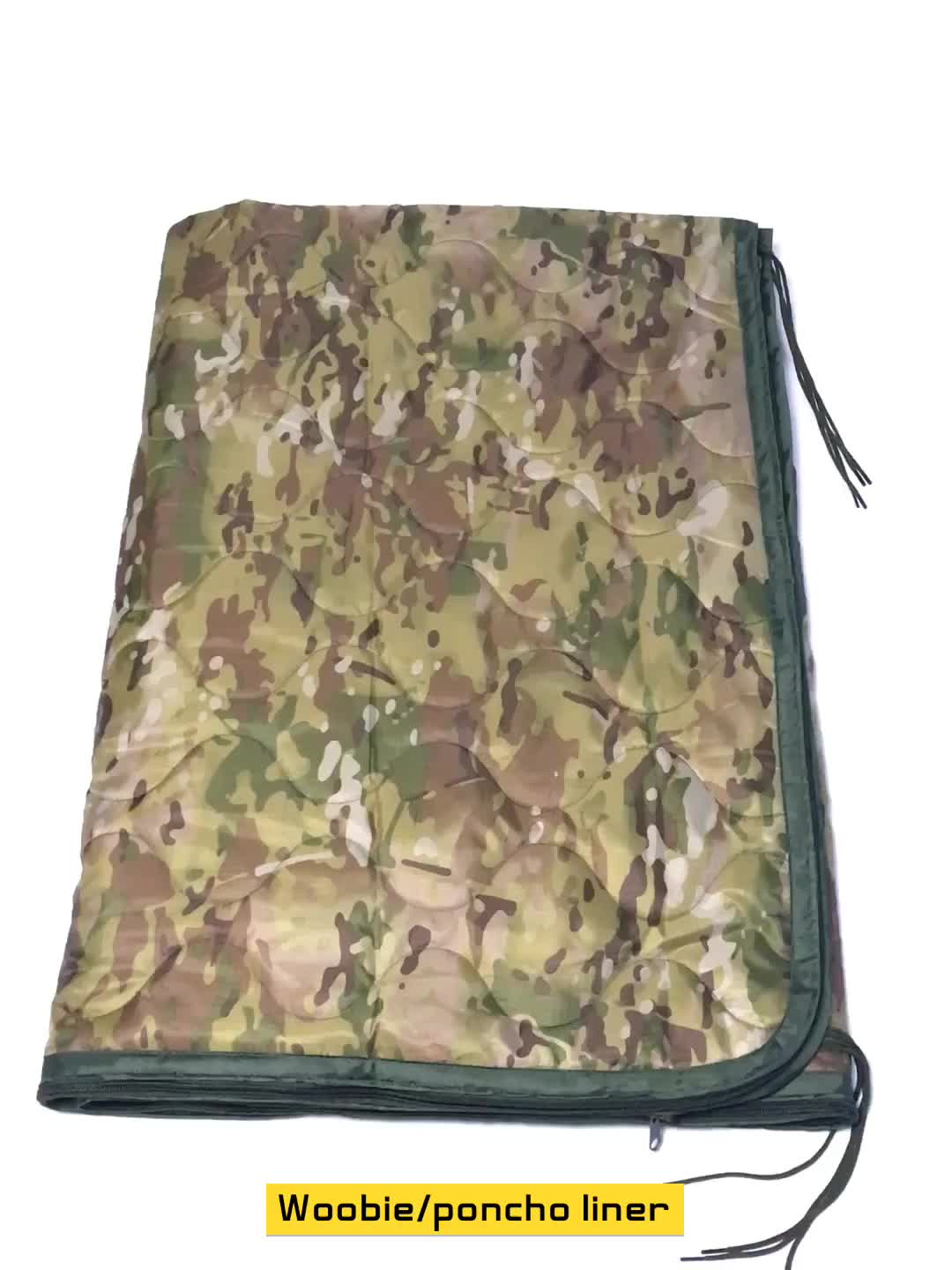 U.s Tactical Wet Weather Use Sleeping Pad Multicam Woobie Blanket