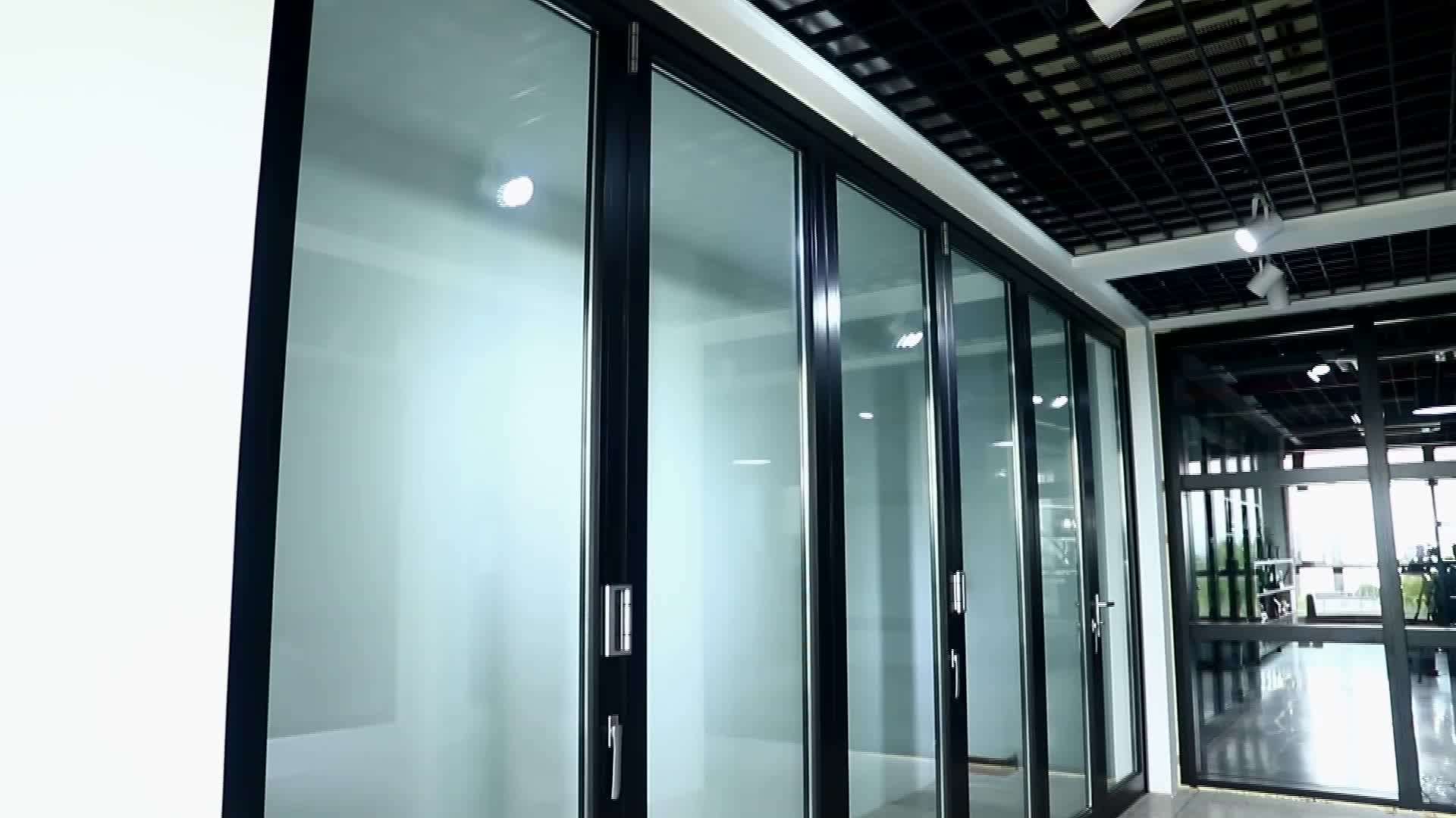 Aluminum Thermal Break Bi Folding Door Stacking Door Patio Door Buy