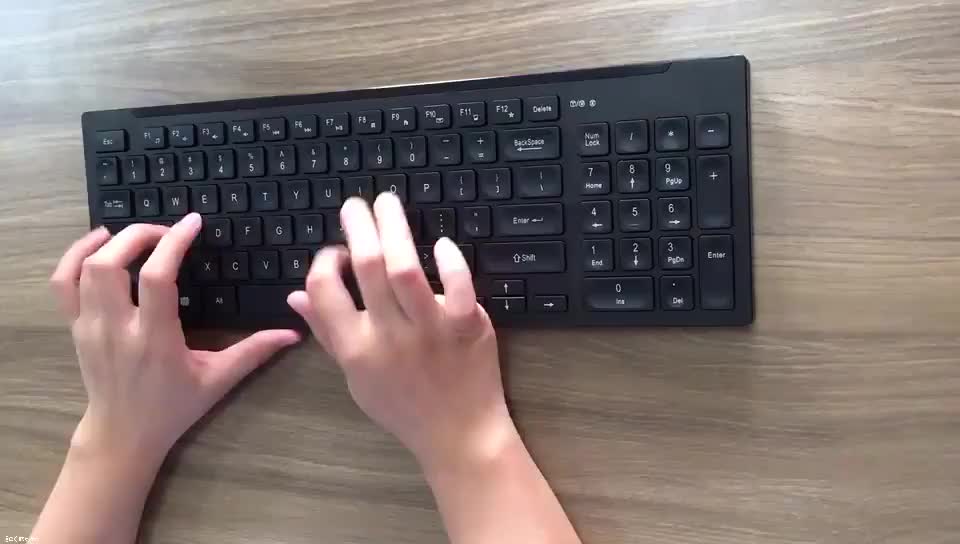 2019 New Touch Sensitive Computer Keyboard Wireless Keyboard With Touch