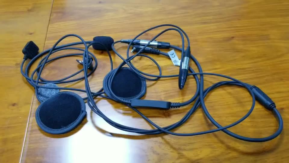 Ptt Motorcycle Racing Full Helmet Two Way Radio Headset Headphone Buy