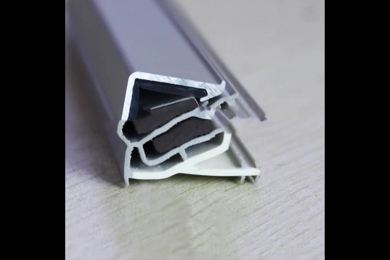 Sound Insulation 45 Degree Suction Seal Strip For Wooden Door